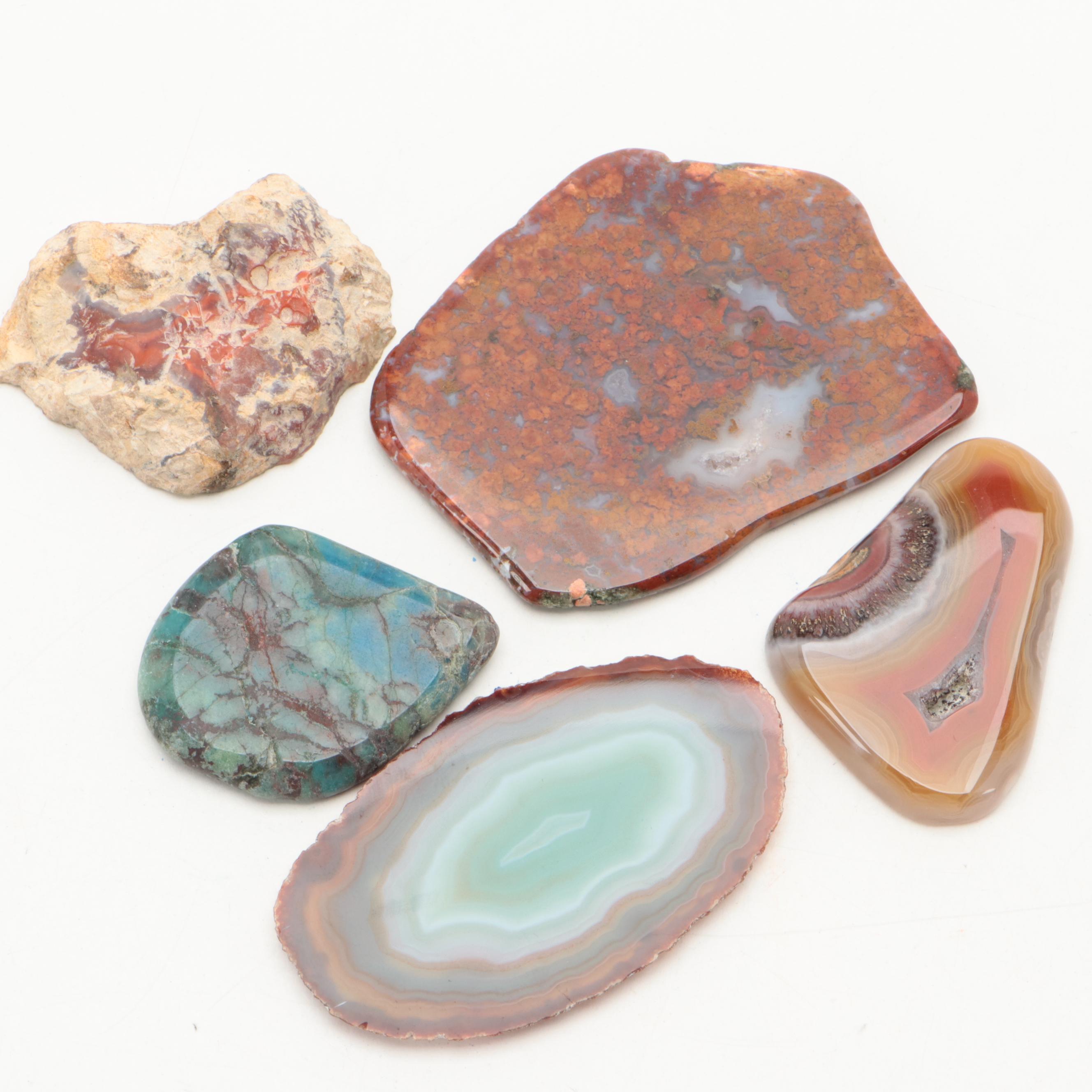 Azurite, Chrysocolla and Other Mineral Specimens