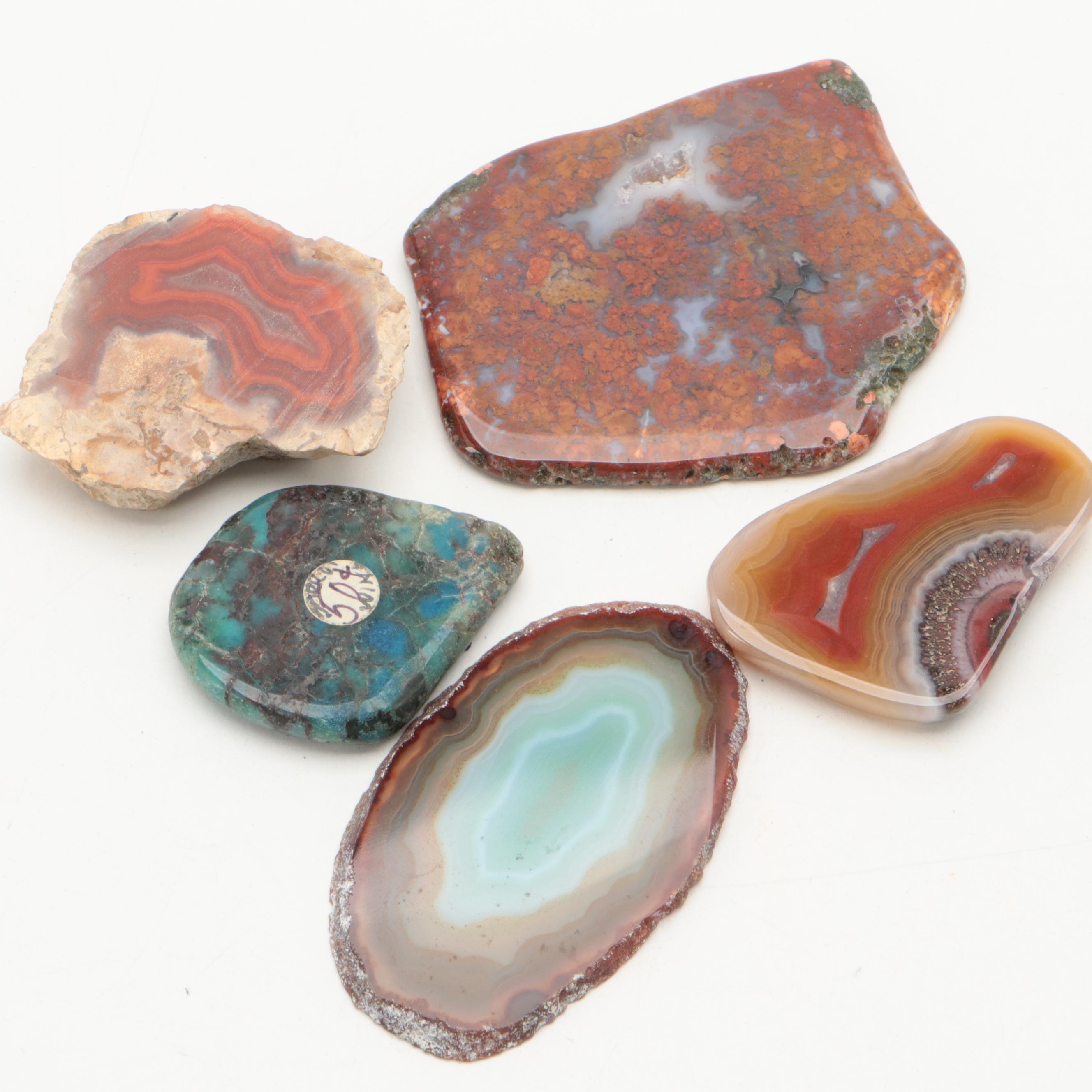 Azurite, Chrysocolla and Other Mineral Specimens