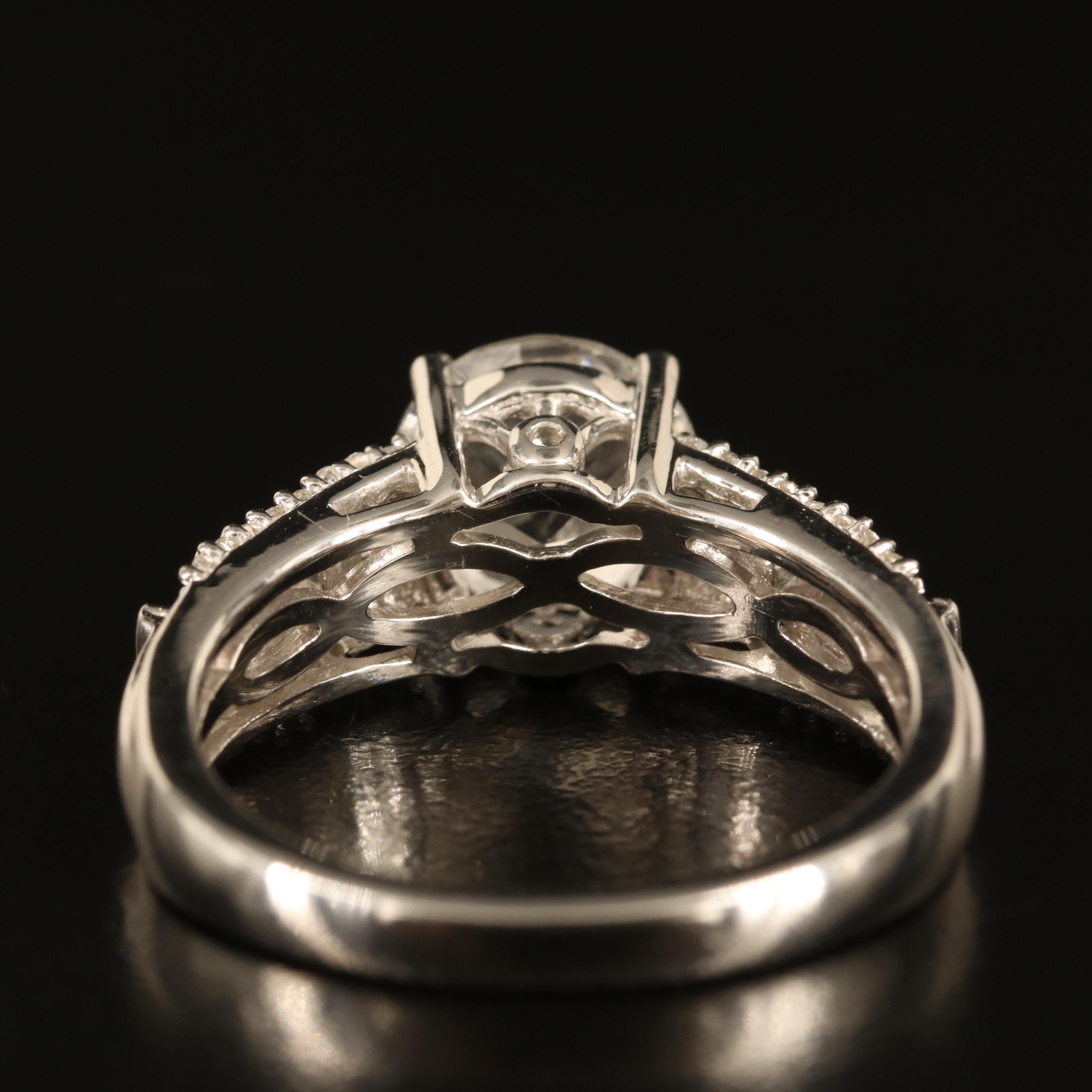 Sterling White Topaz Ring