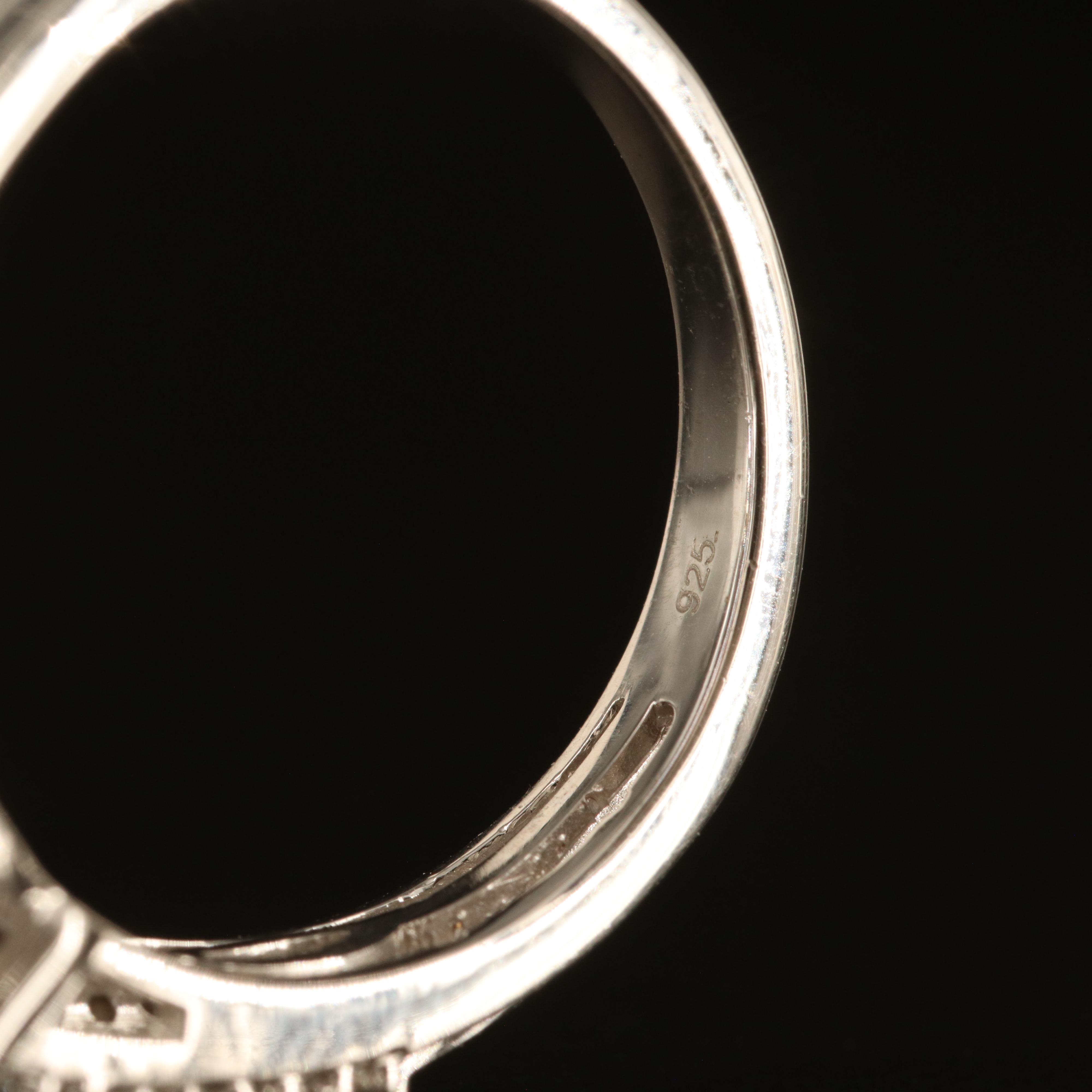 Sterling White Topaz Ring