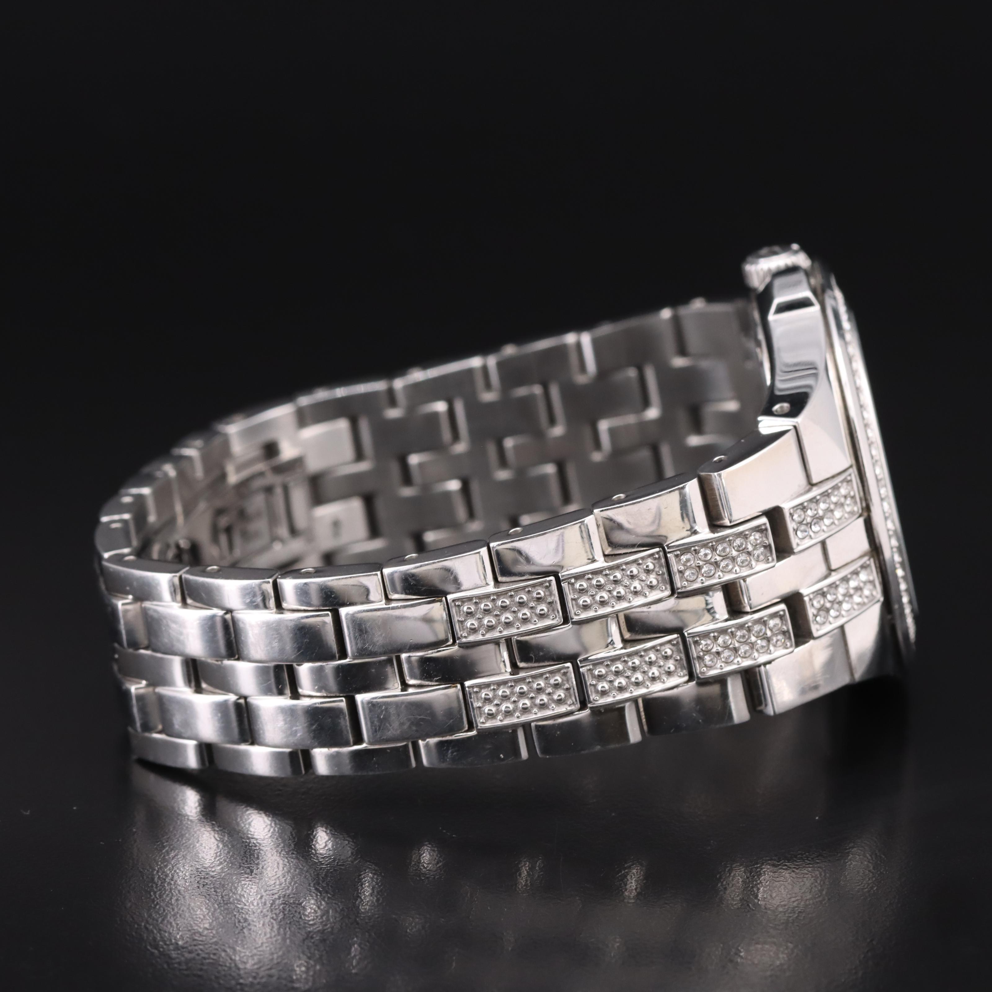 Bulova Phantom Glass Crystals Stainless Steel Watch