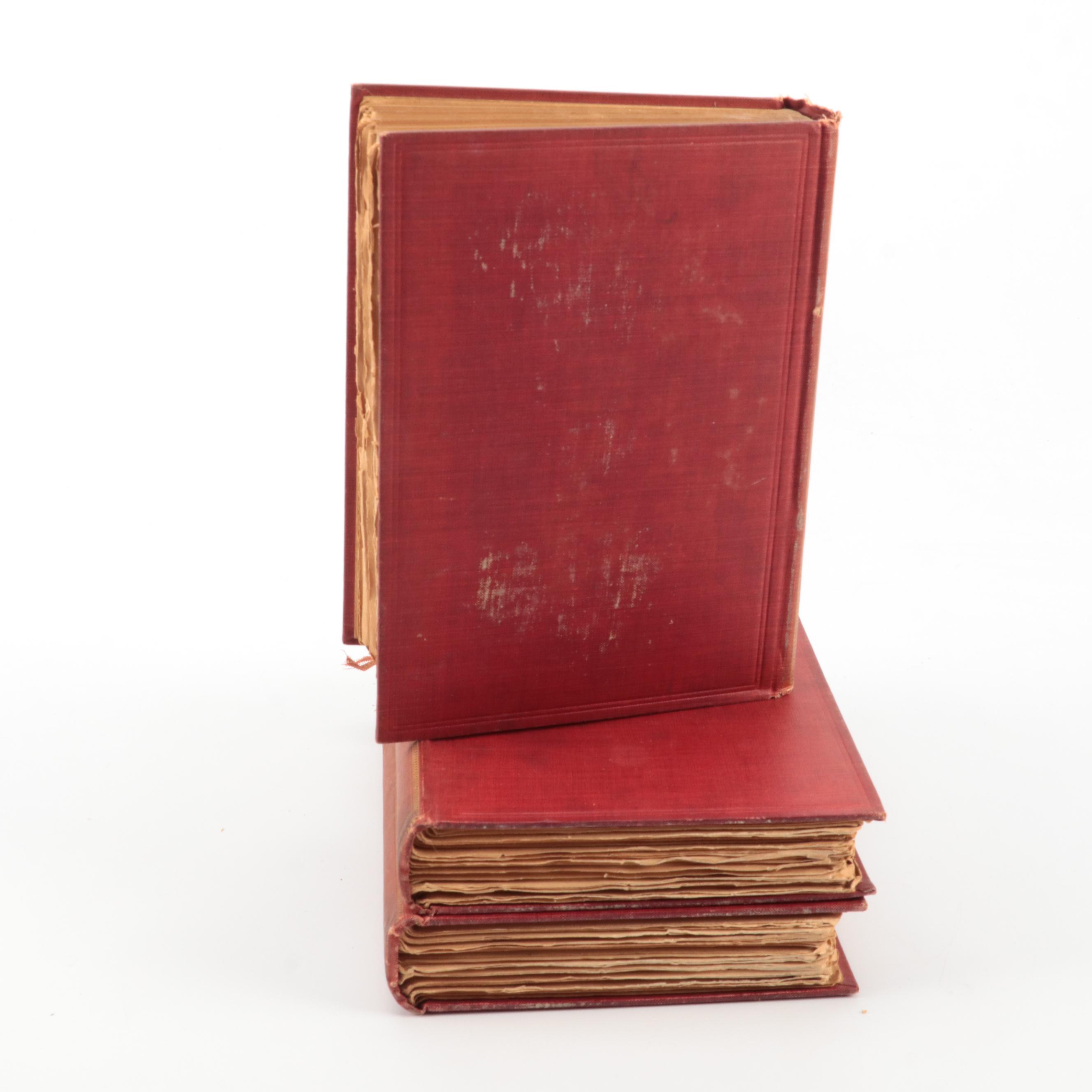 Inclusive Edition "Rudyard Kipling's Verse" Three-Volume Set, 1919