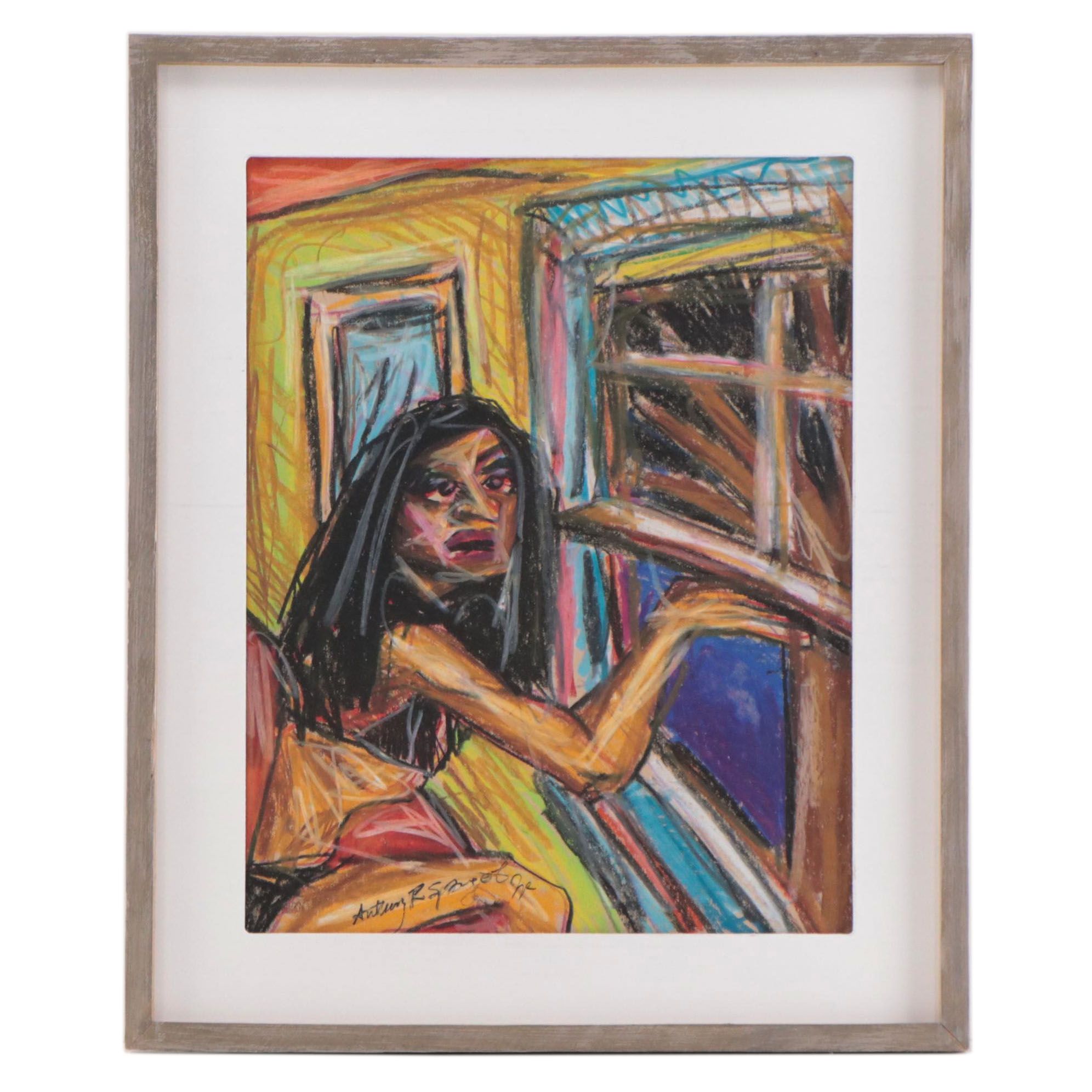 Anthony Ray Springate Jr. Drawing "Summer Nights, 2014," 2020