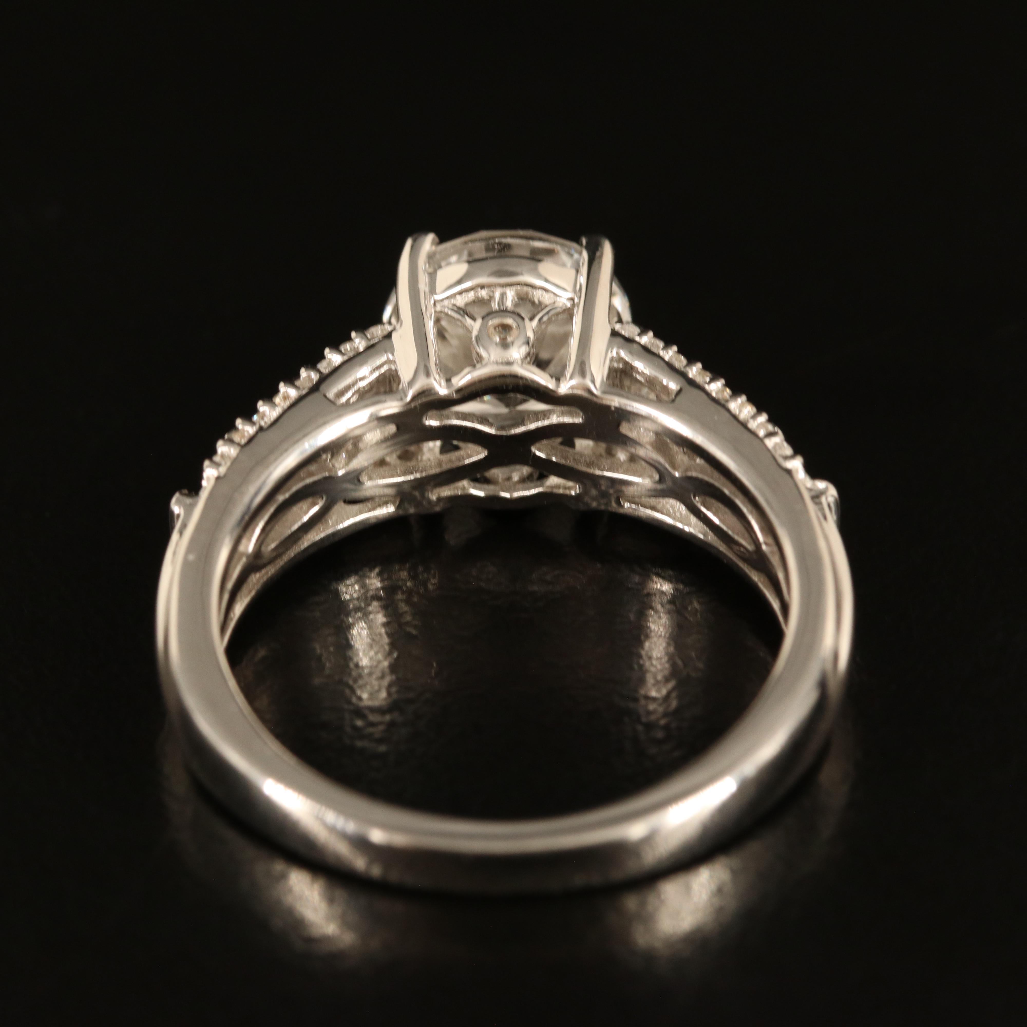 Sterling White Topaz Ring