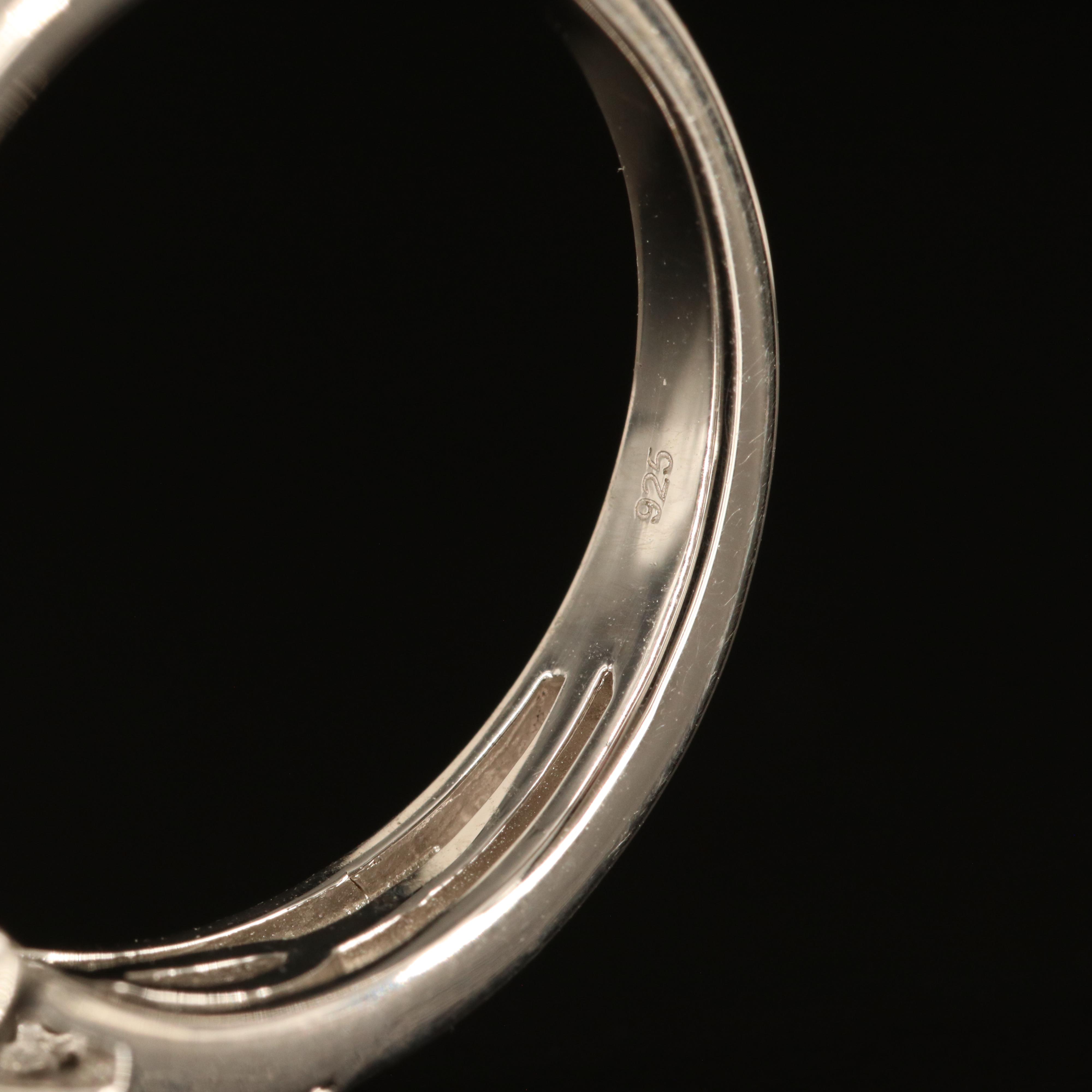 Sterling White Topaz Ring