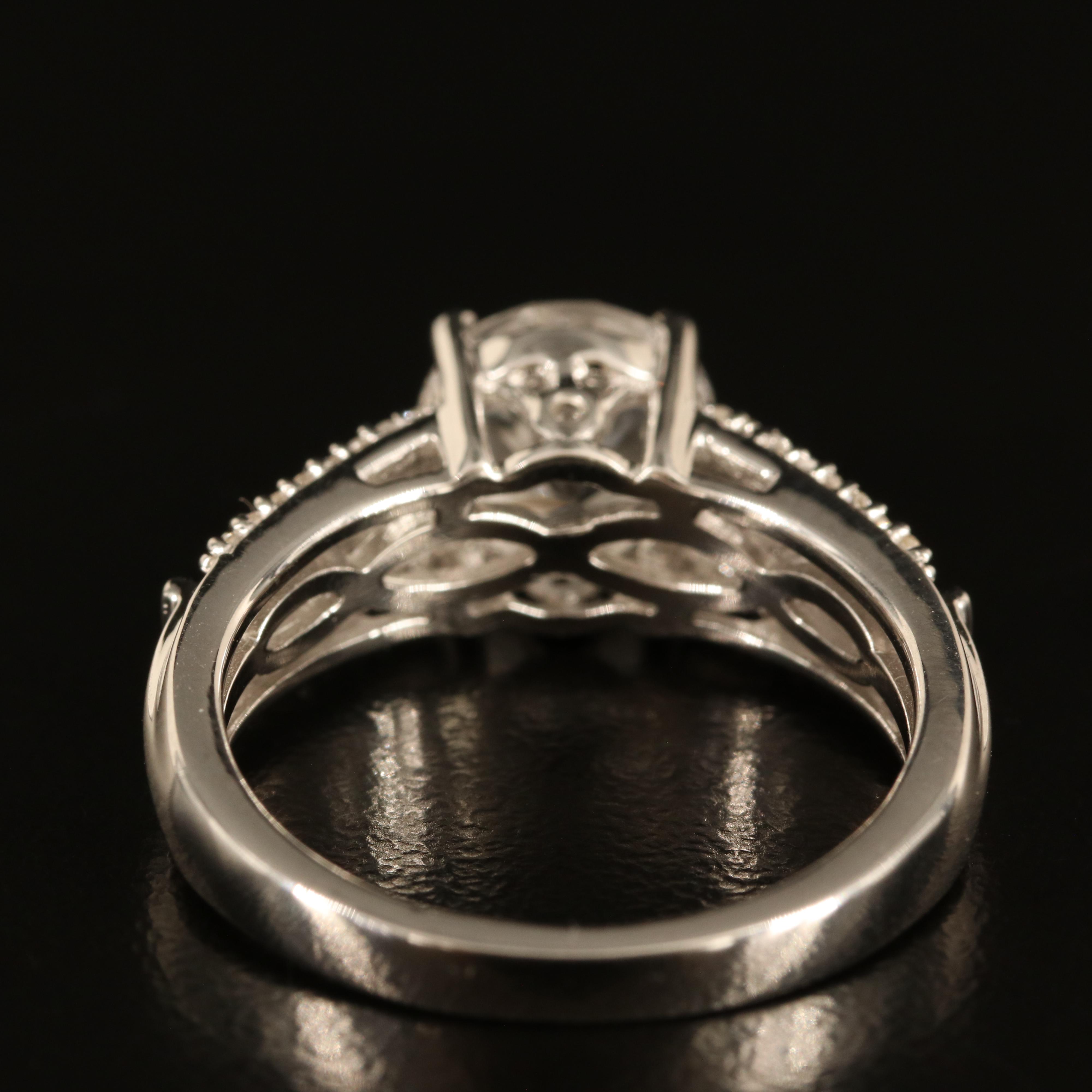 Sterling White Topaz Ring