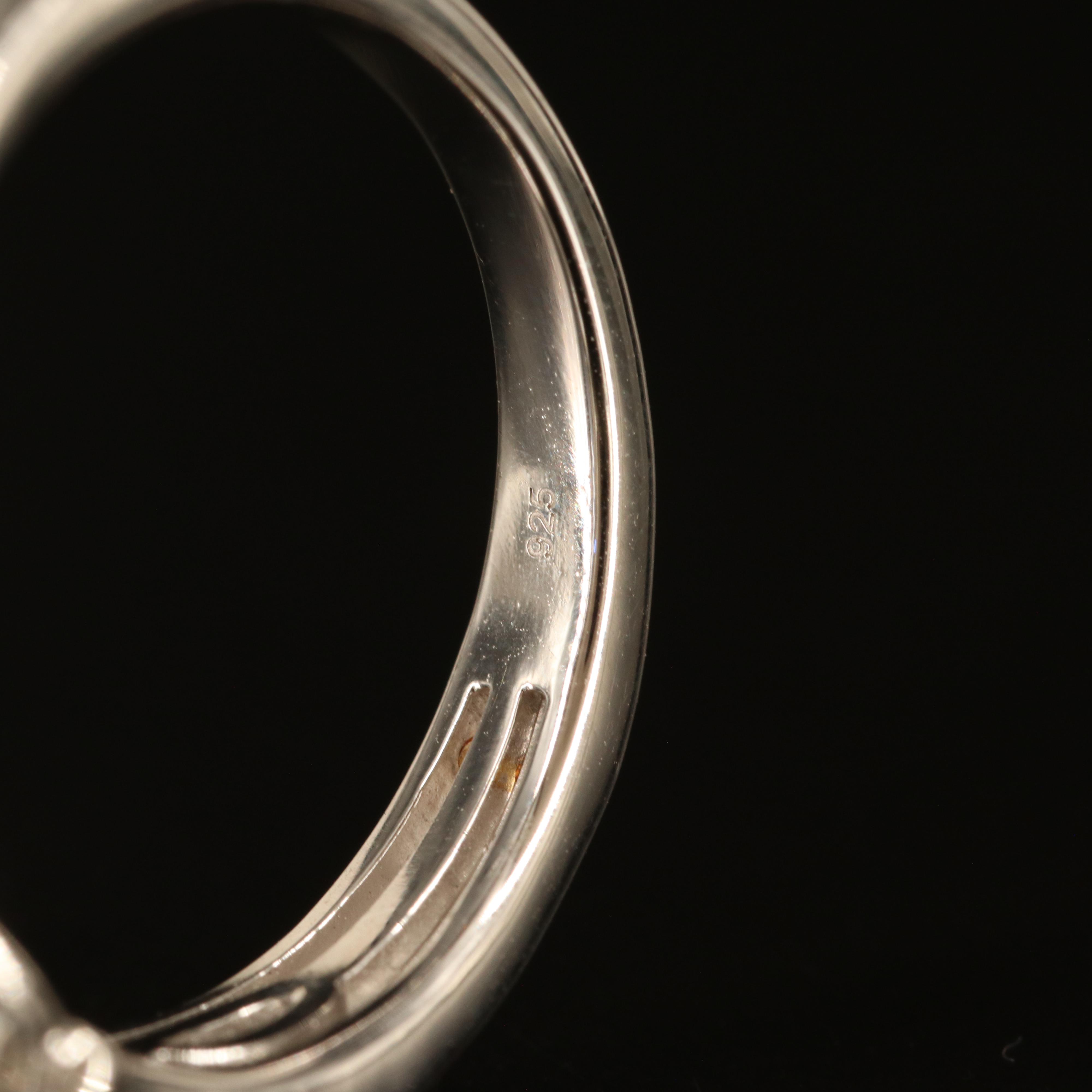 Sterling White Topaz Ring