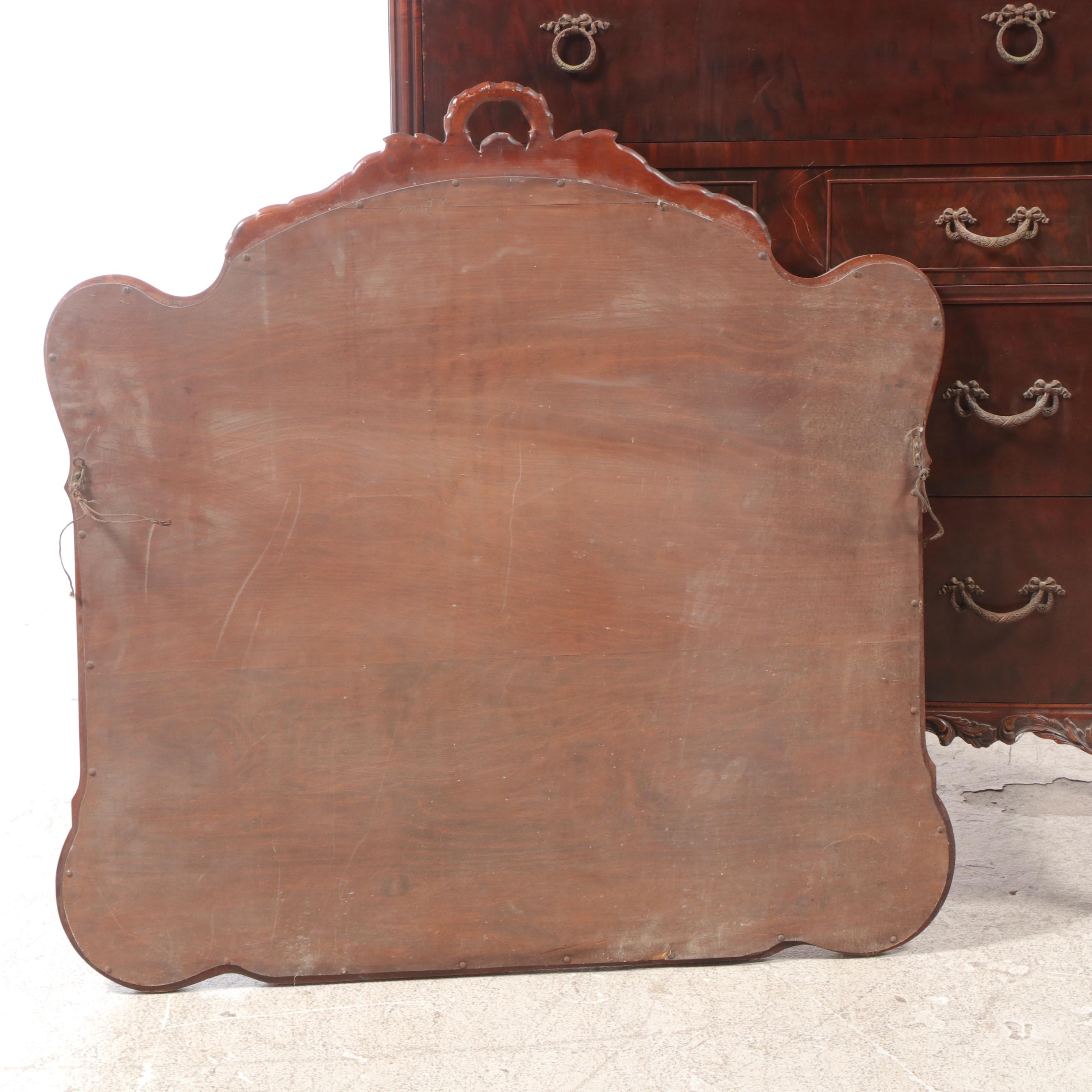 Romweber Louis XV Style Mahogany Five-Drawer Dresser, Early 20th Century