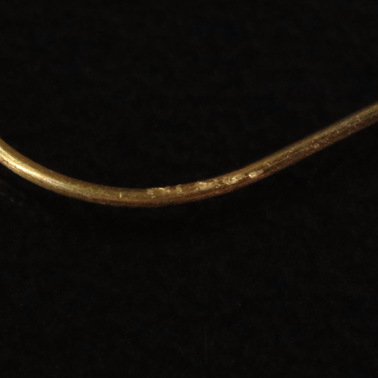 14K Blue Topaz Drop Earrings