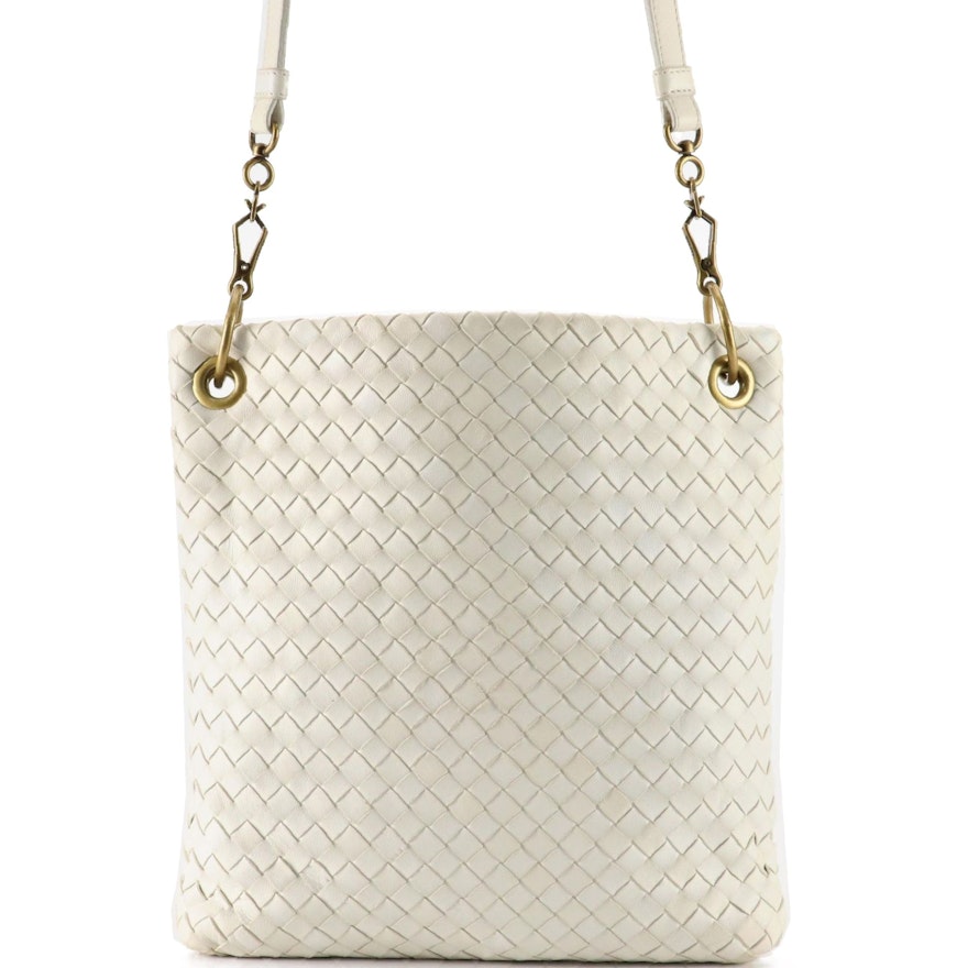 Bottega Veneta Intrecciato Crossbody Bag in Leather