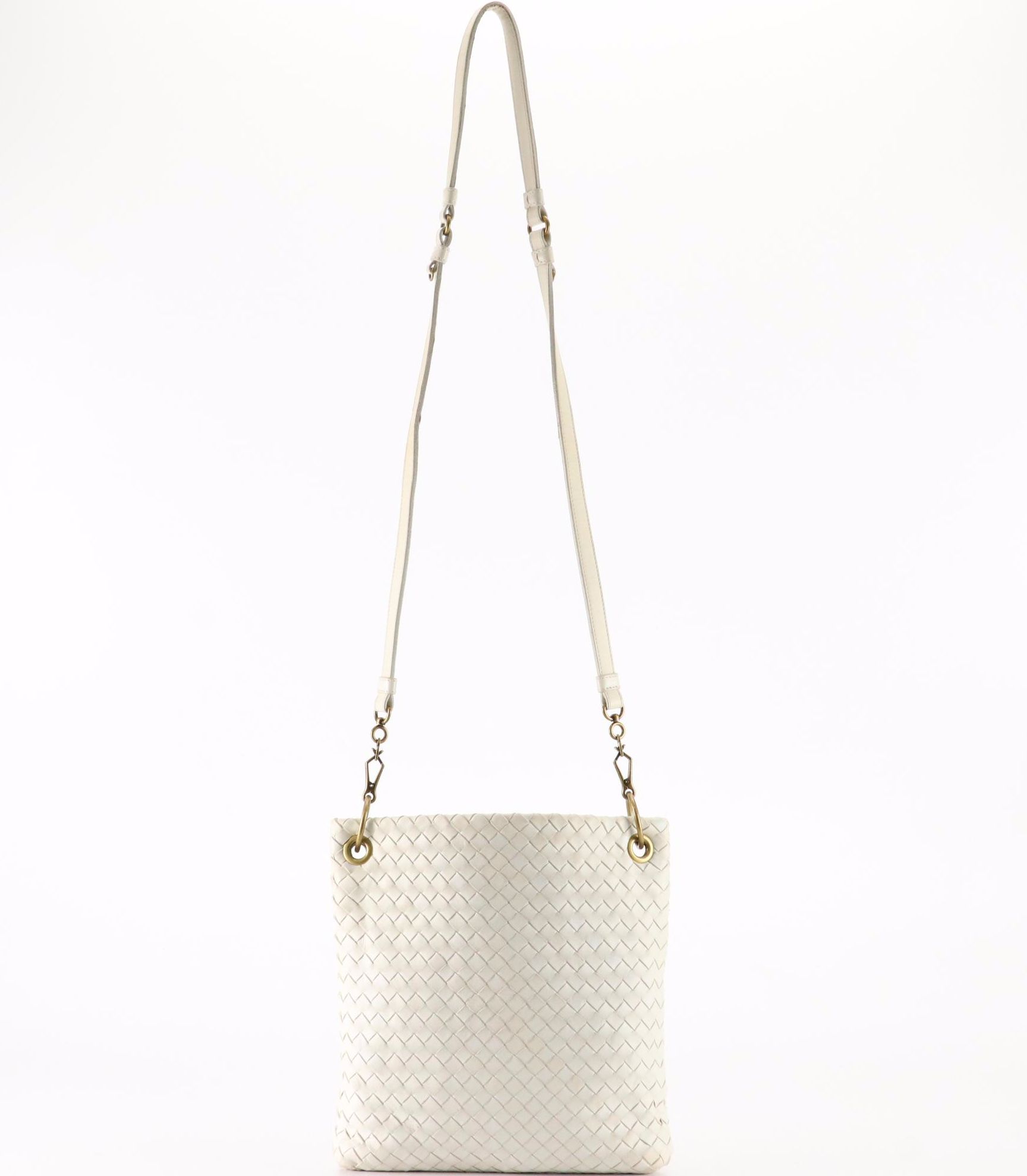 Bottega Veneta Intrecciato Crossbody Bag in Leather