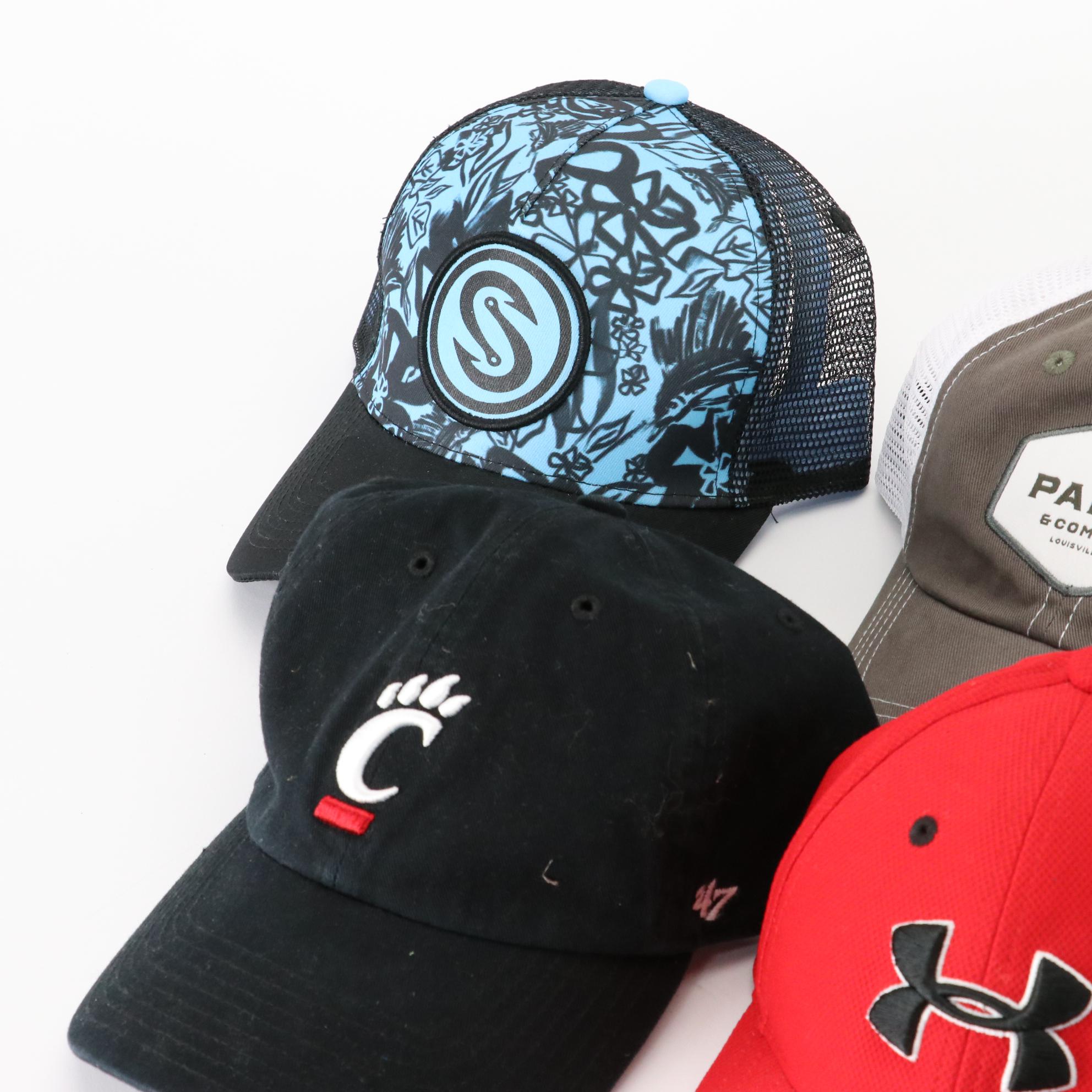 Cincinnati Bearcats Logo, Underarmour, and More Embroidered Baseball Caps
