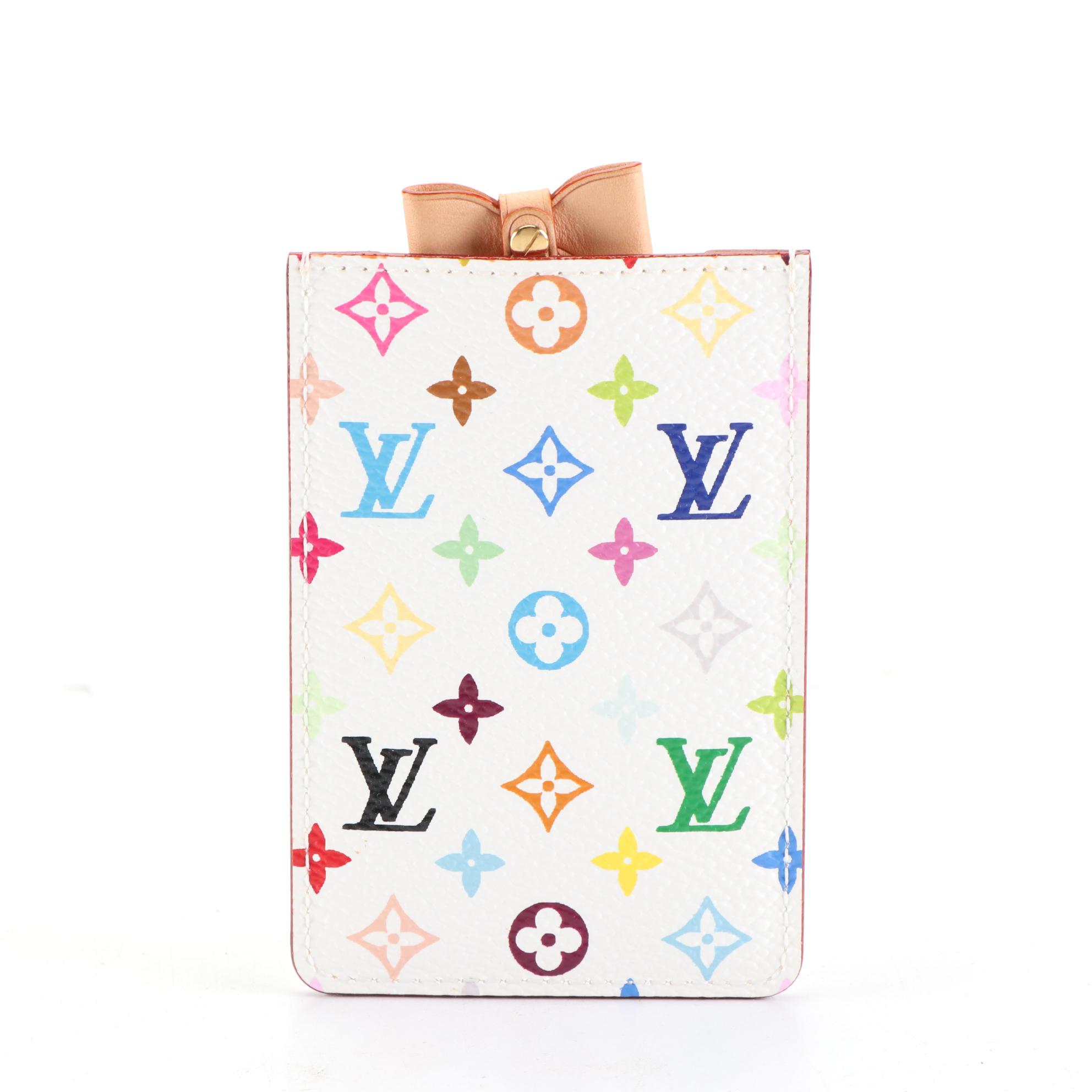 Louis Vuitton x Takashi Murakami Etui Miroir in Monogram Multicolor Canvas