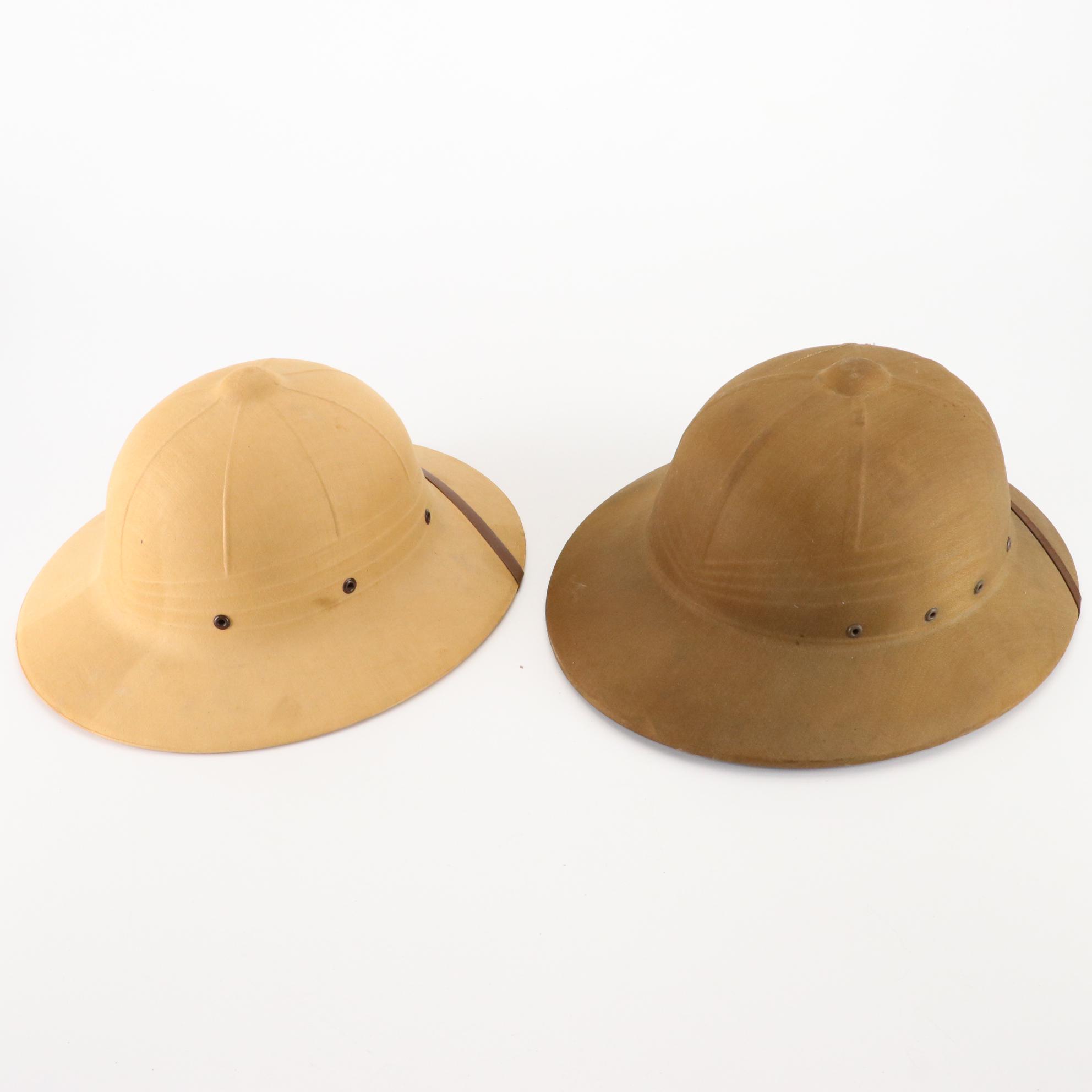 Molded Pith Helmets