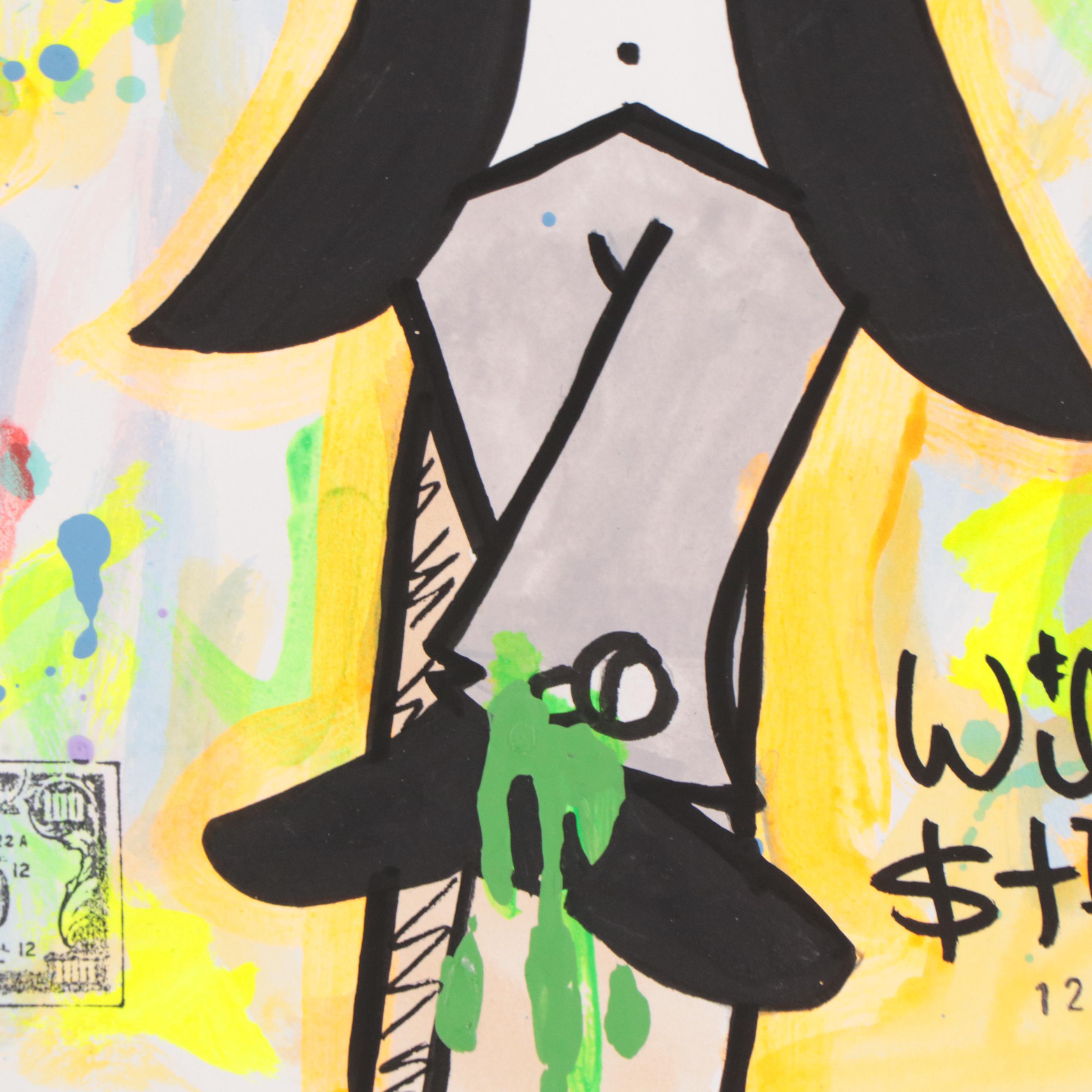 Will $treet Pop Art Mixed Media Painting, 2021