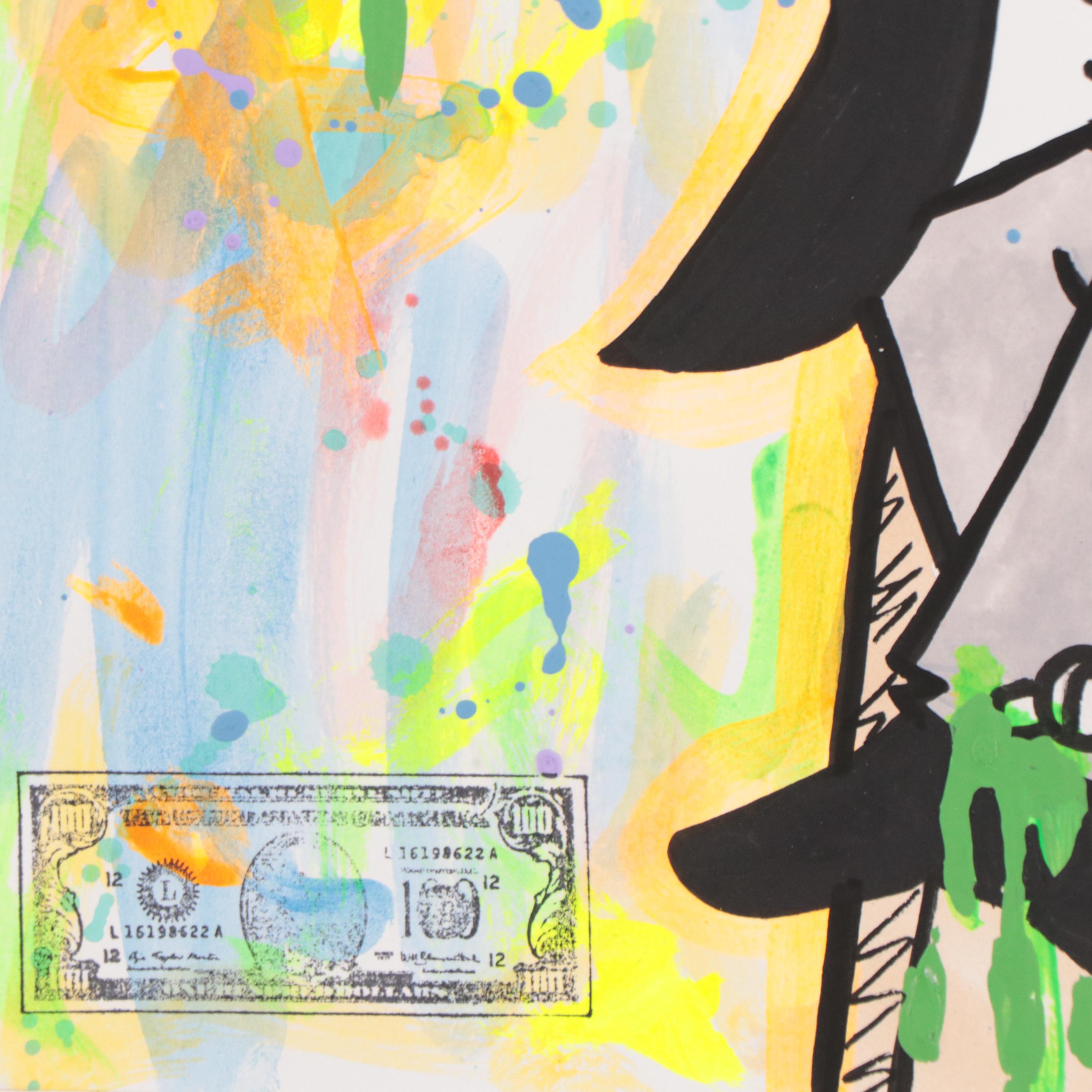 Will $treet Pop Art Mixed Media Painting, 2021