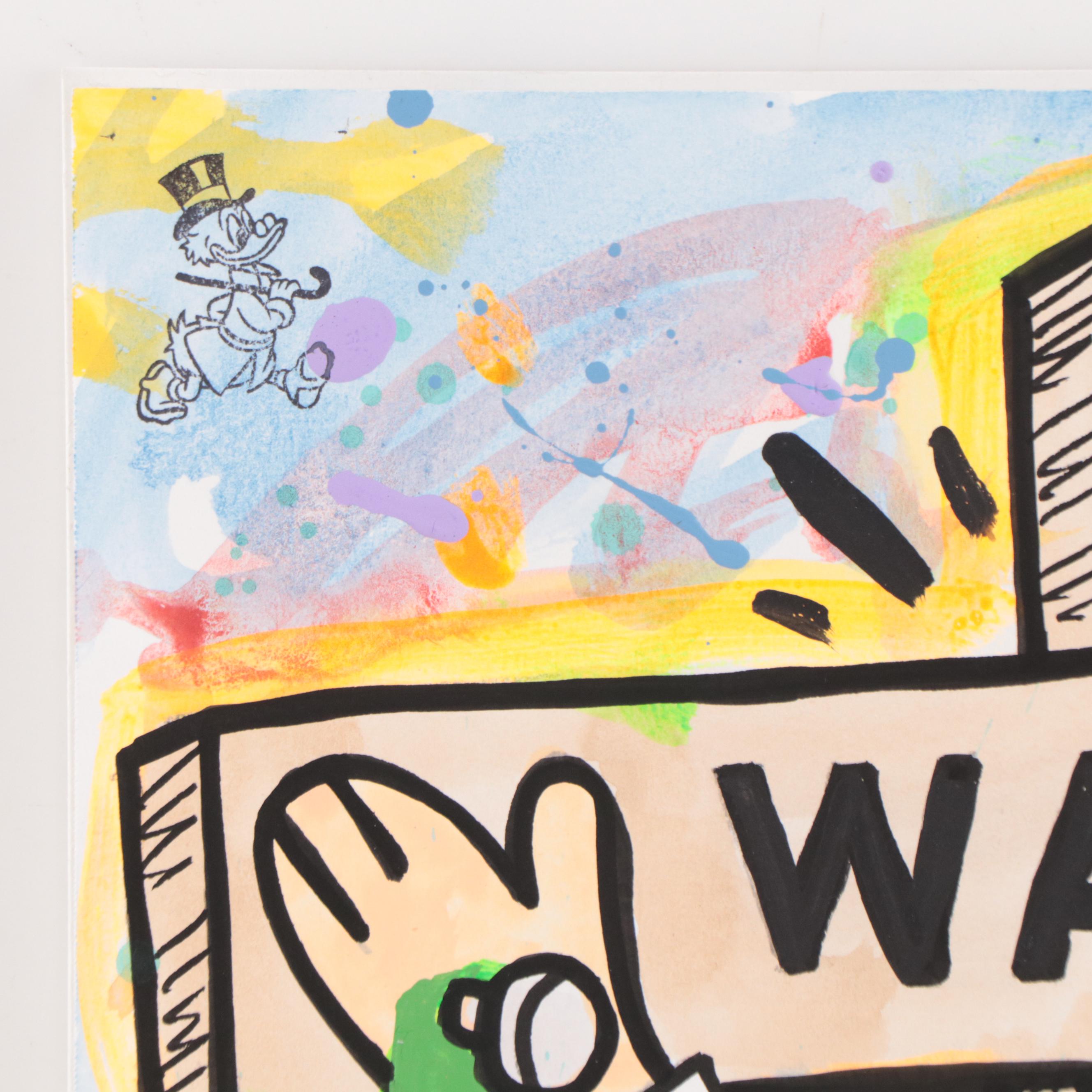 Will $treet Pop Art Mixed Media Painting, 2021