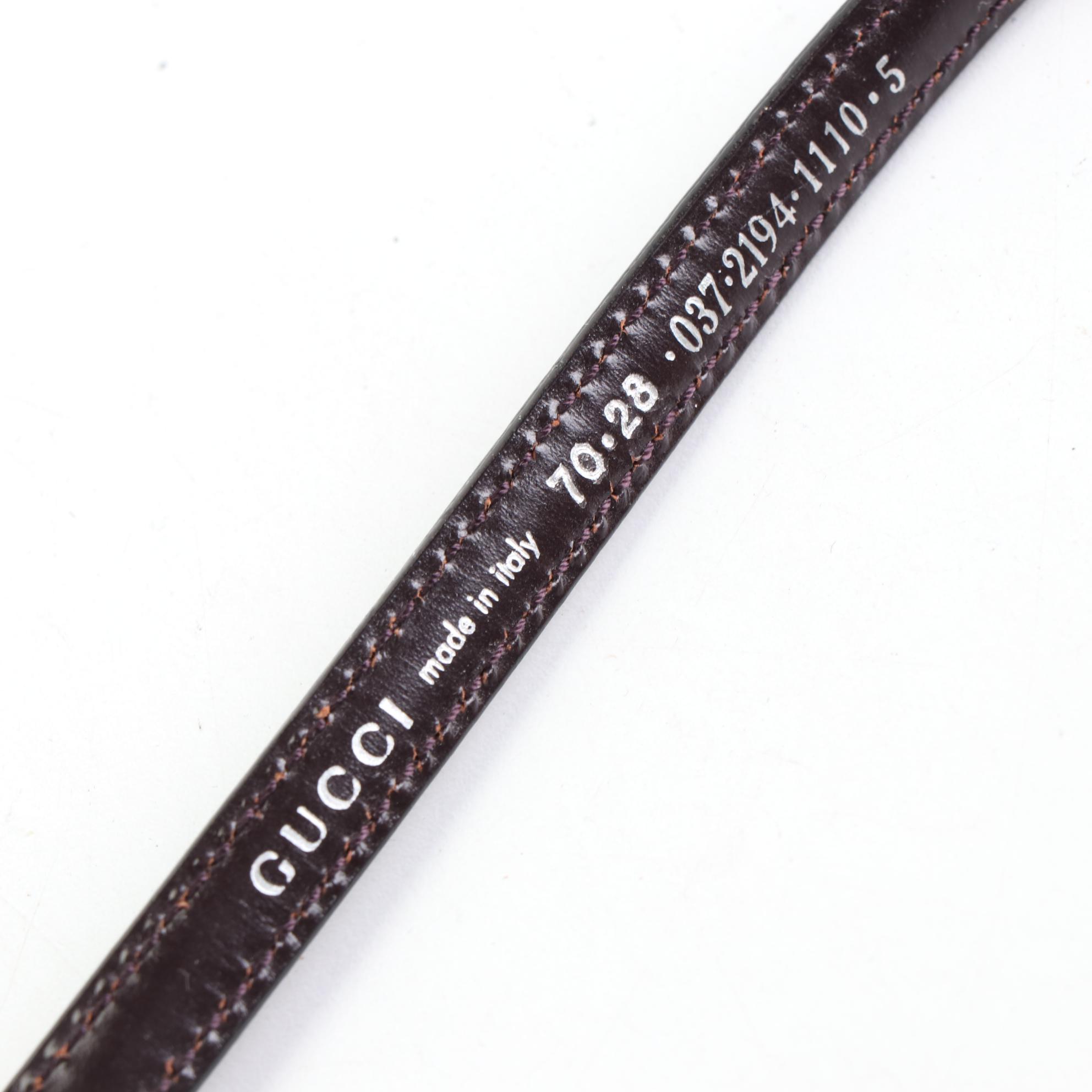 Gucci Horsebit Leather Waist Belt