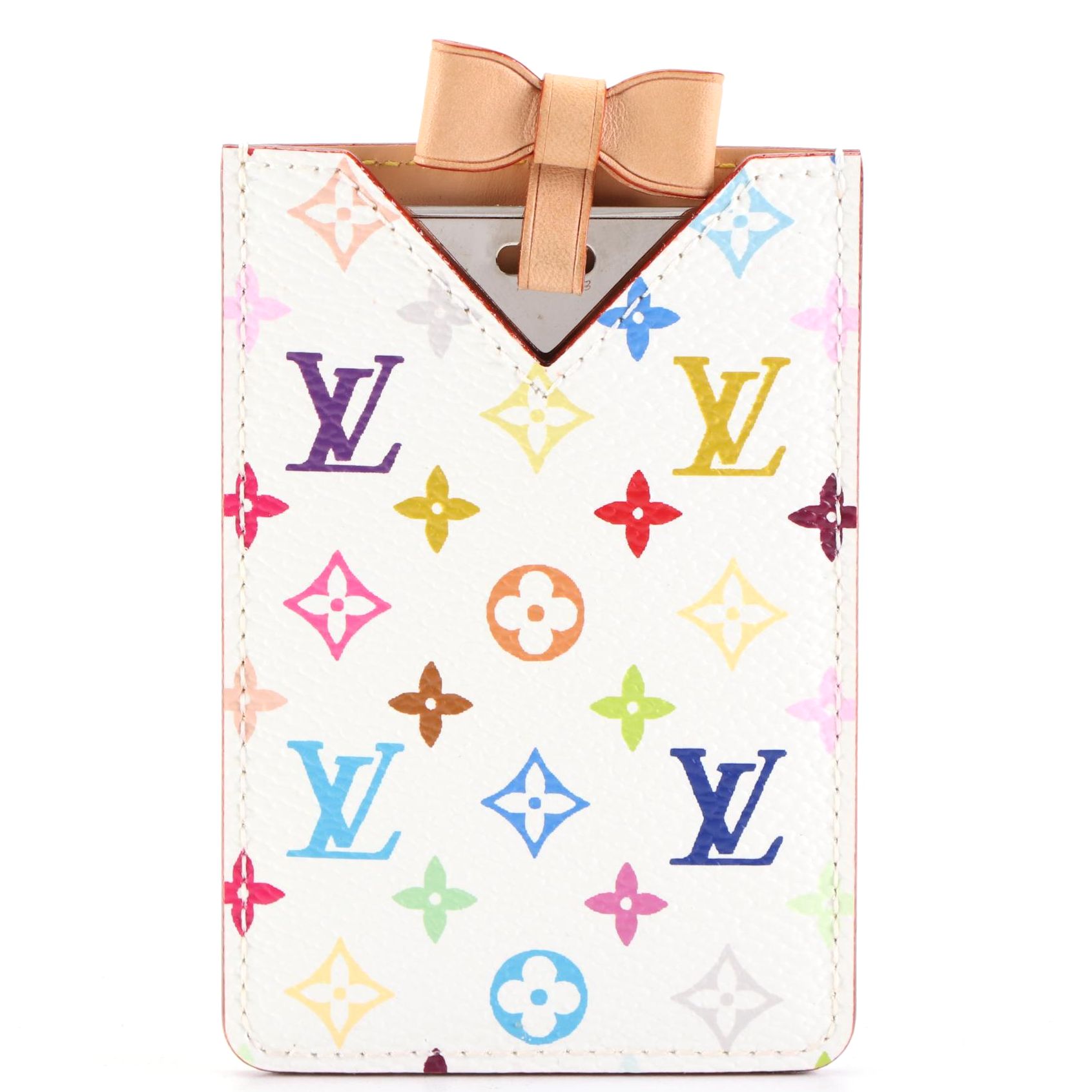 Louis Vuitton x Takashi Murakami Etui Miroir in Monogram Multicolor Canvas