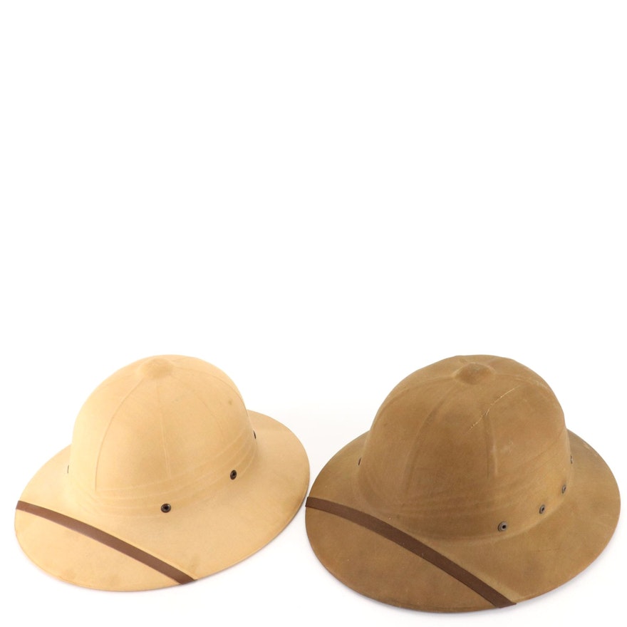 Molded Pith Helmets