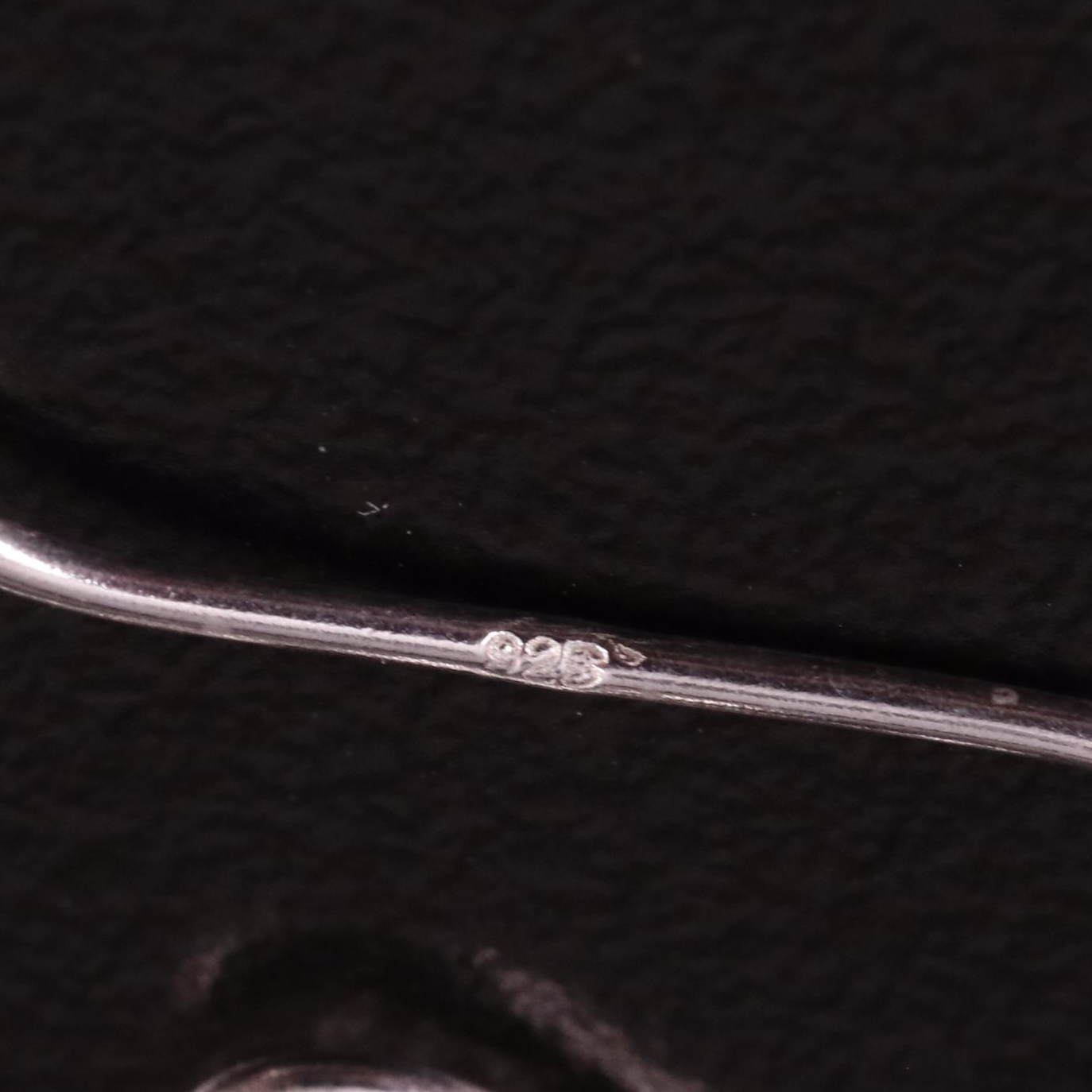 Sterling Tourmaline Scrollwork Drop Earrings