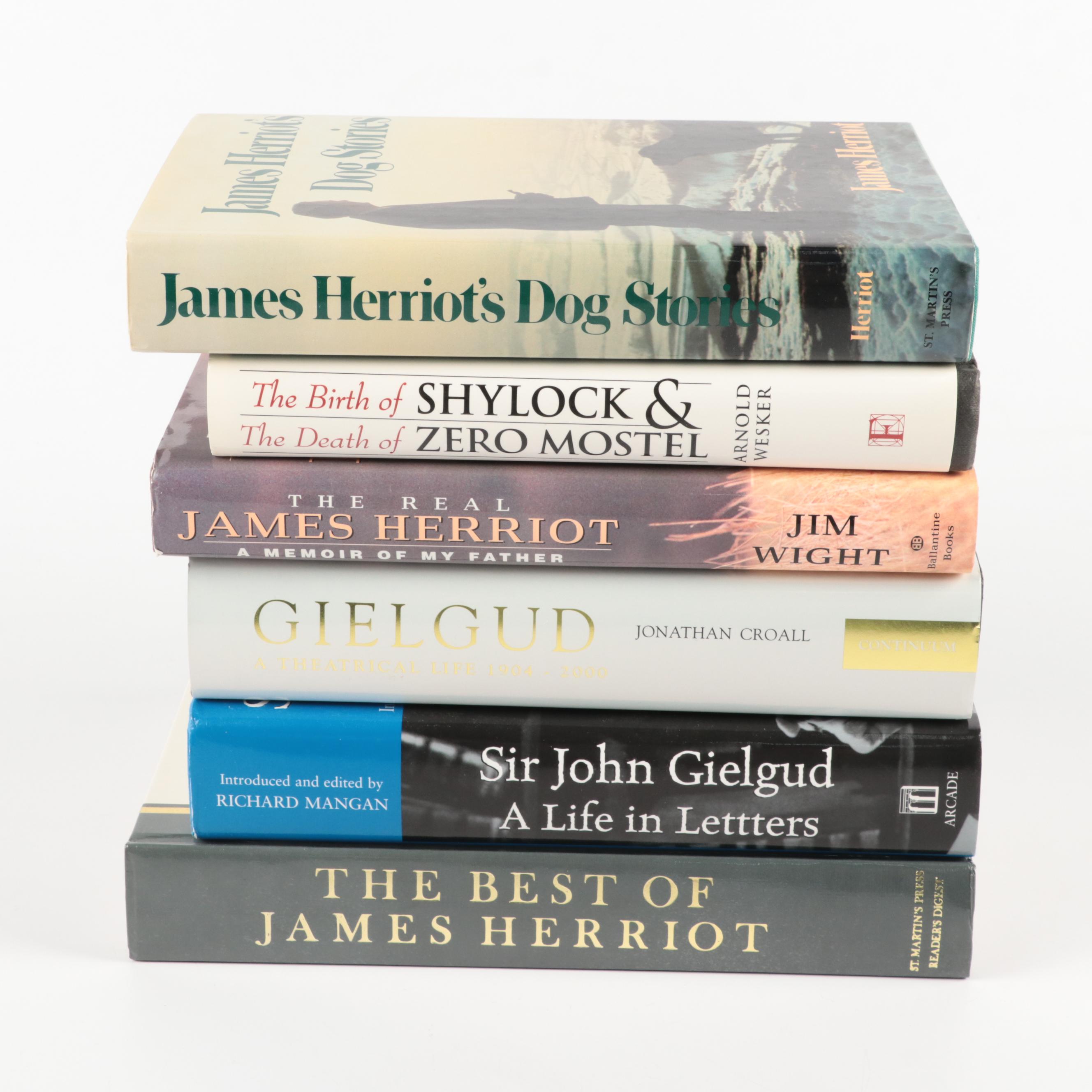 Signed First Edition "The Birth of Shylock" by Arnold Wesker and More Books