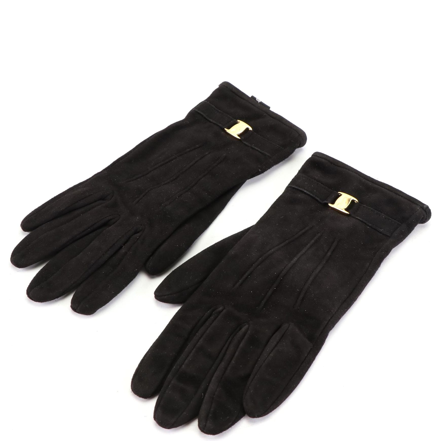 Salvatore Ferragamo Suede Gloves