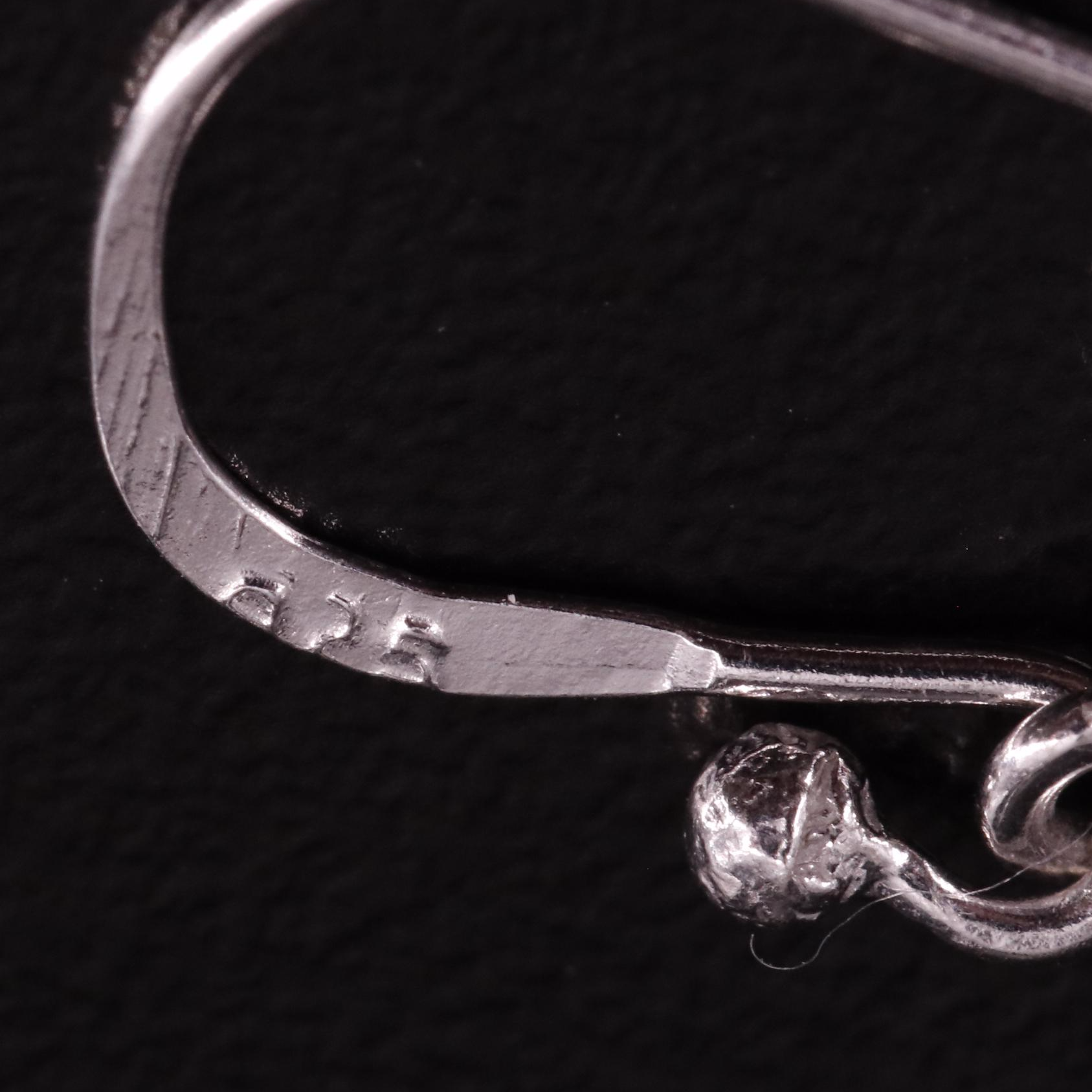 Sterling Rose Quartz and Garnet Drop Earrings