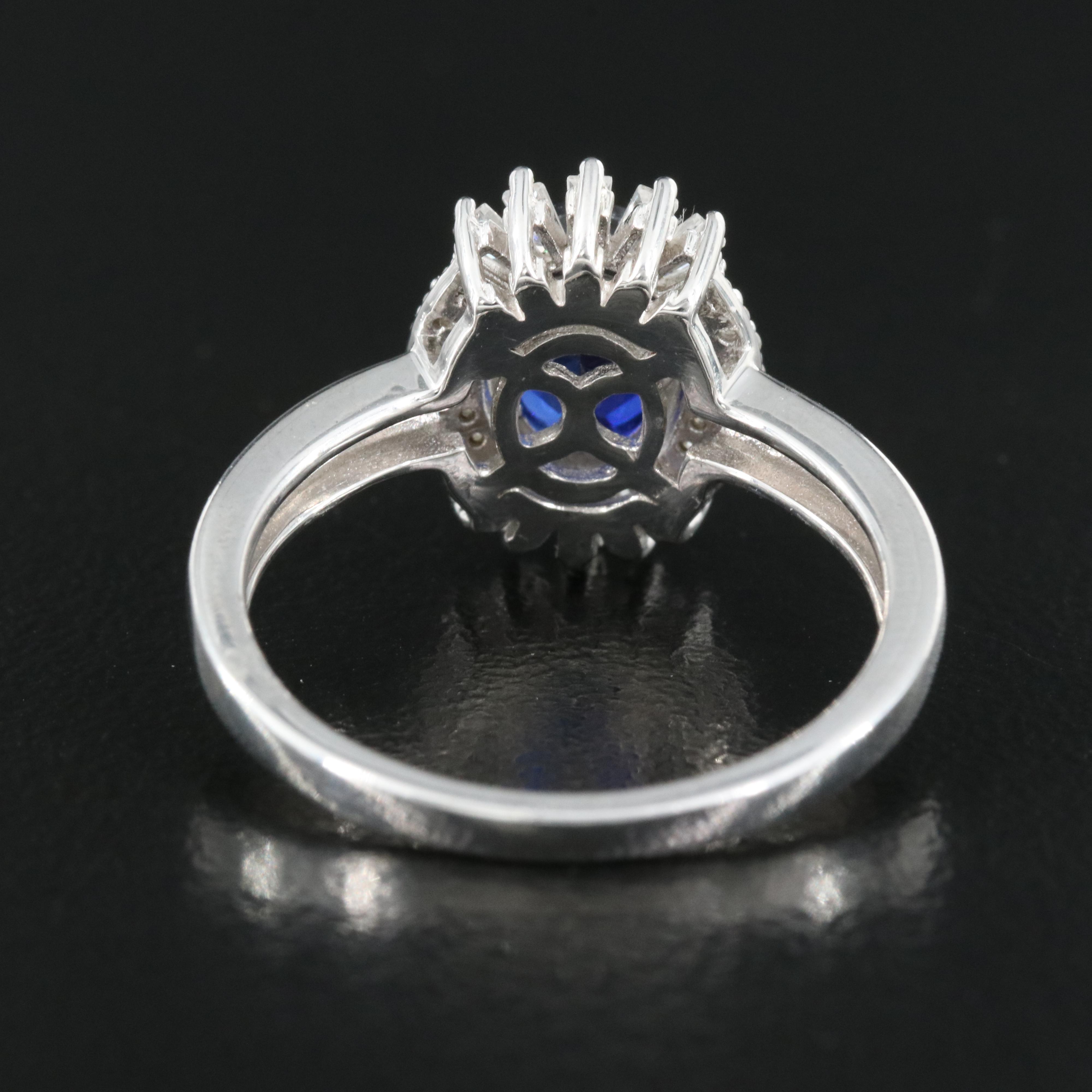 Sterling Sapphire Ring