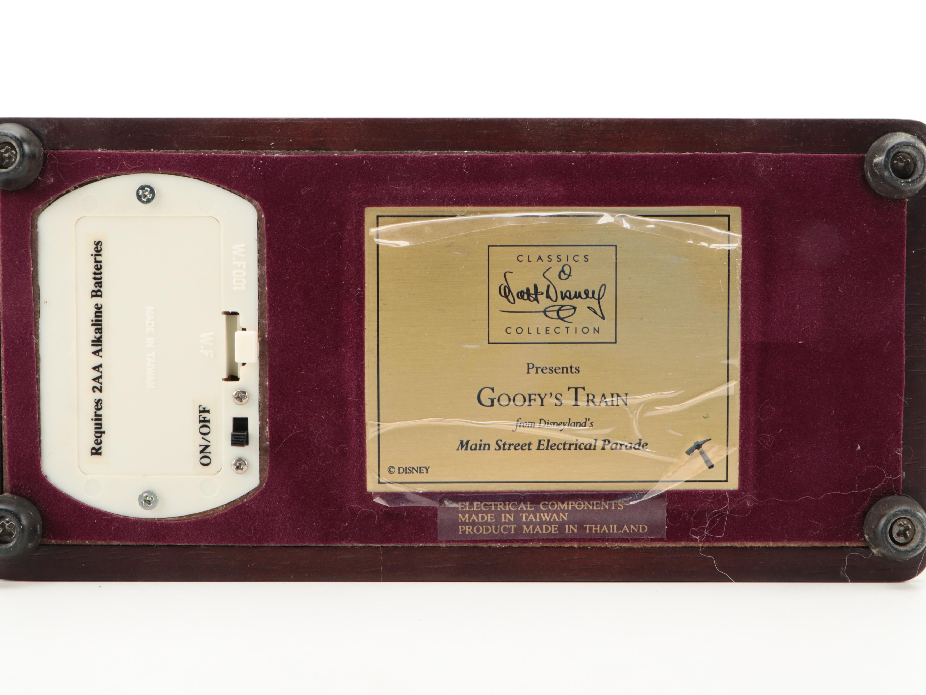 Classics Walt Disney Collection Ceramic Figurines Including "Goofy's Train"