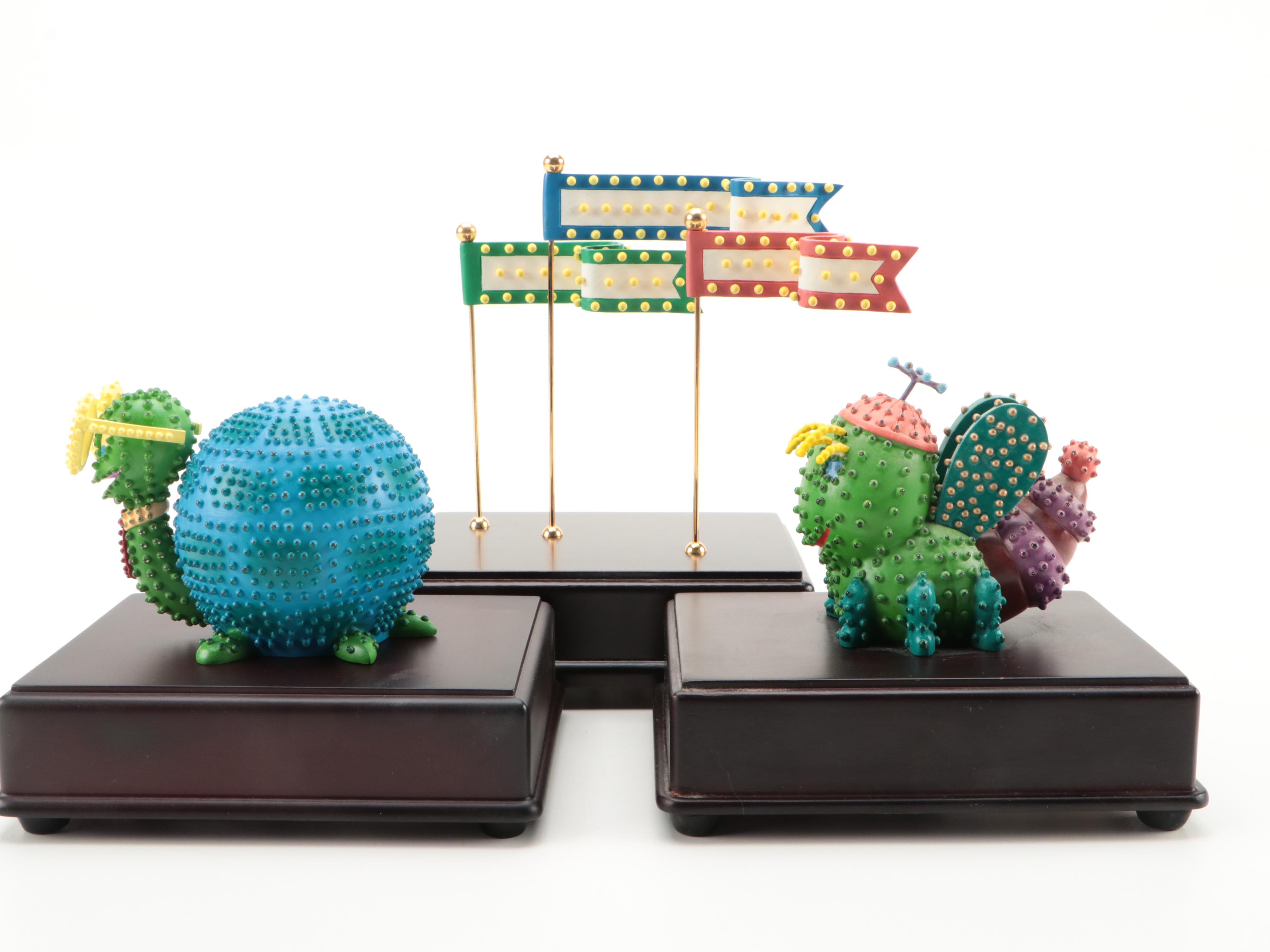 Classics Walt Disney Collection Ceramic Figurines Including "Goofy's Train"