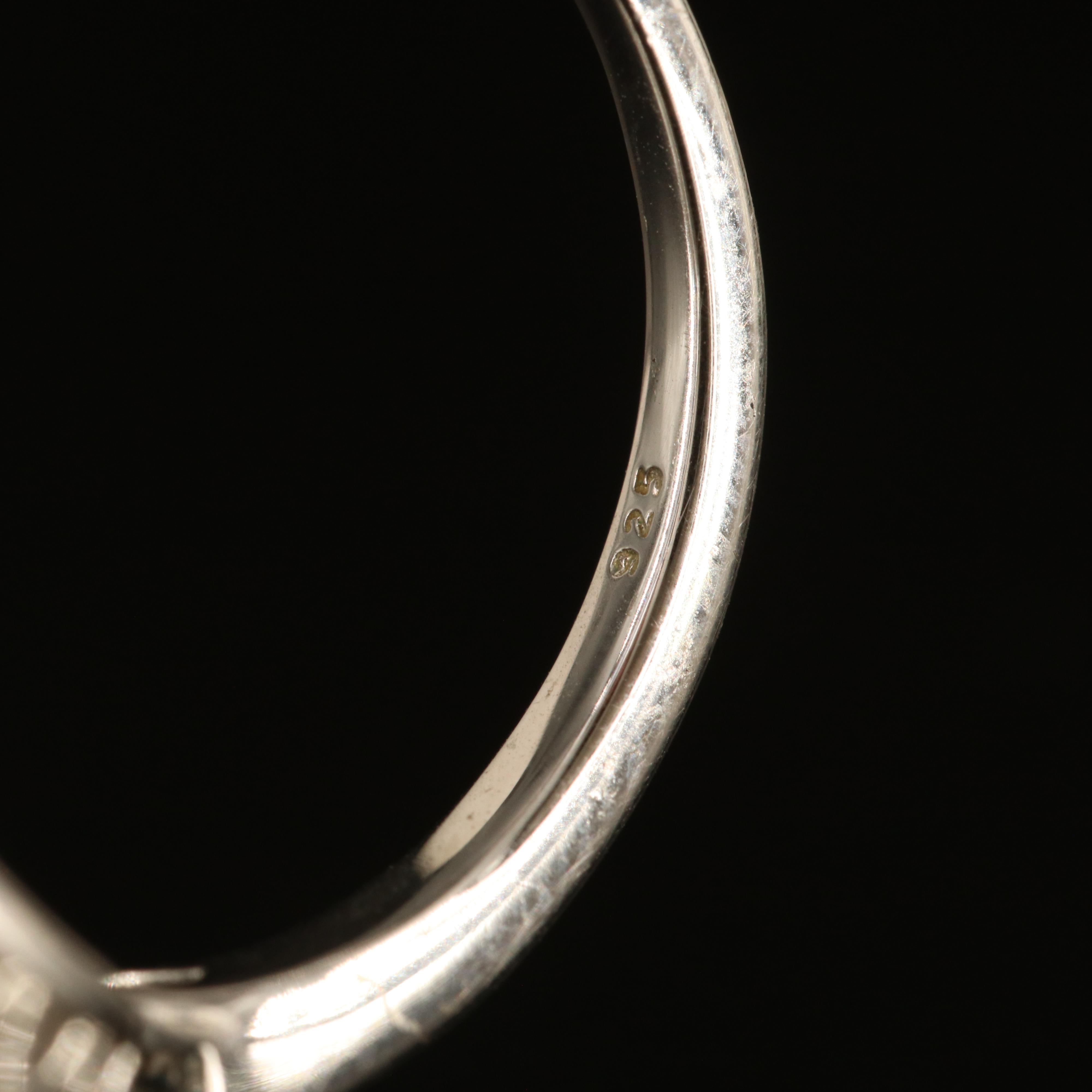 Sterling Opal, Sky Blue Topaz and White Sapphire Ring