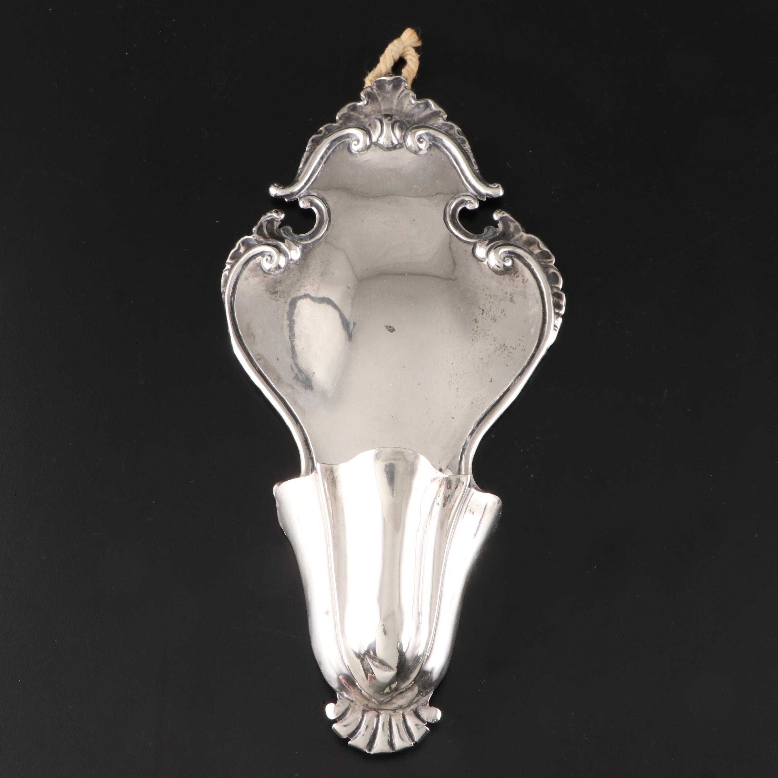 European Sterling Silver Wall Pockets, 18th-19th Century