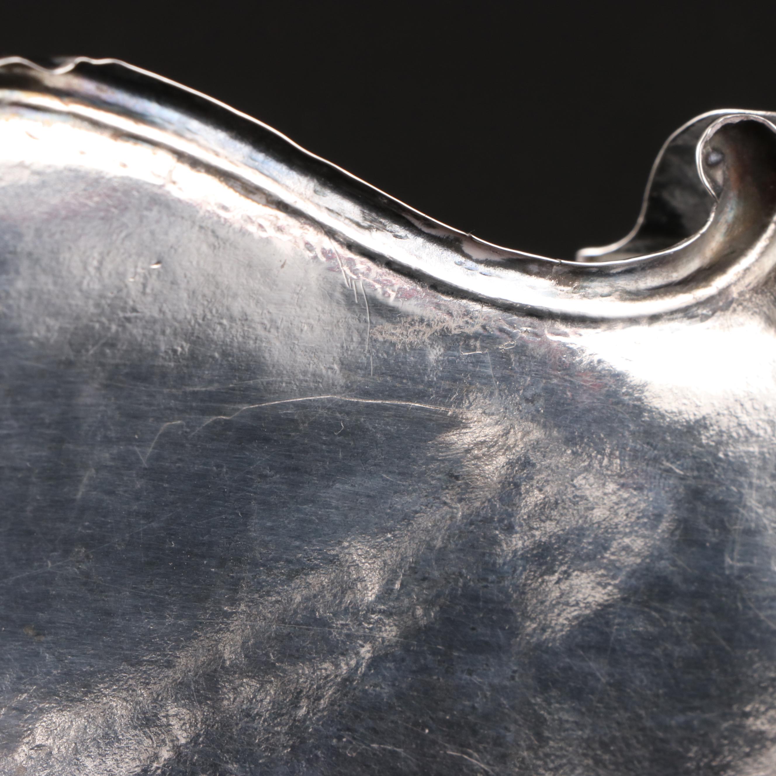 European Sterling Silver Wall Pockets, 18th-19th Century