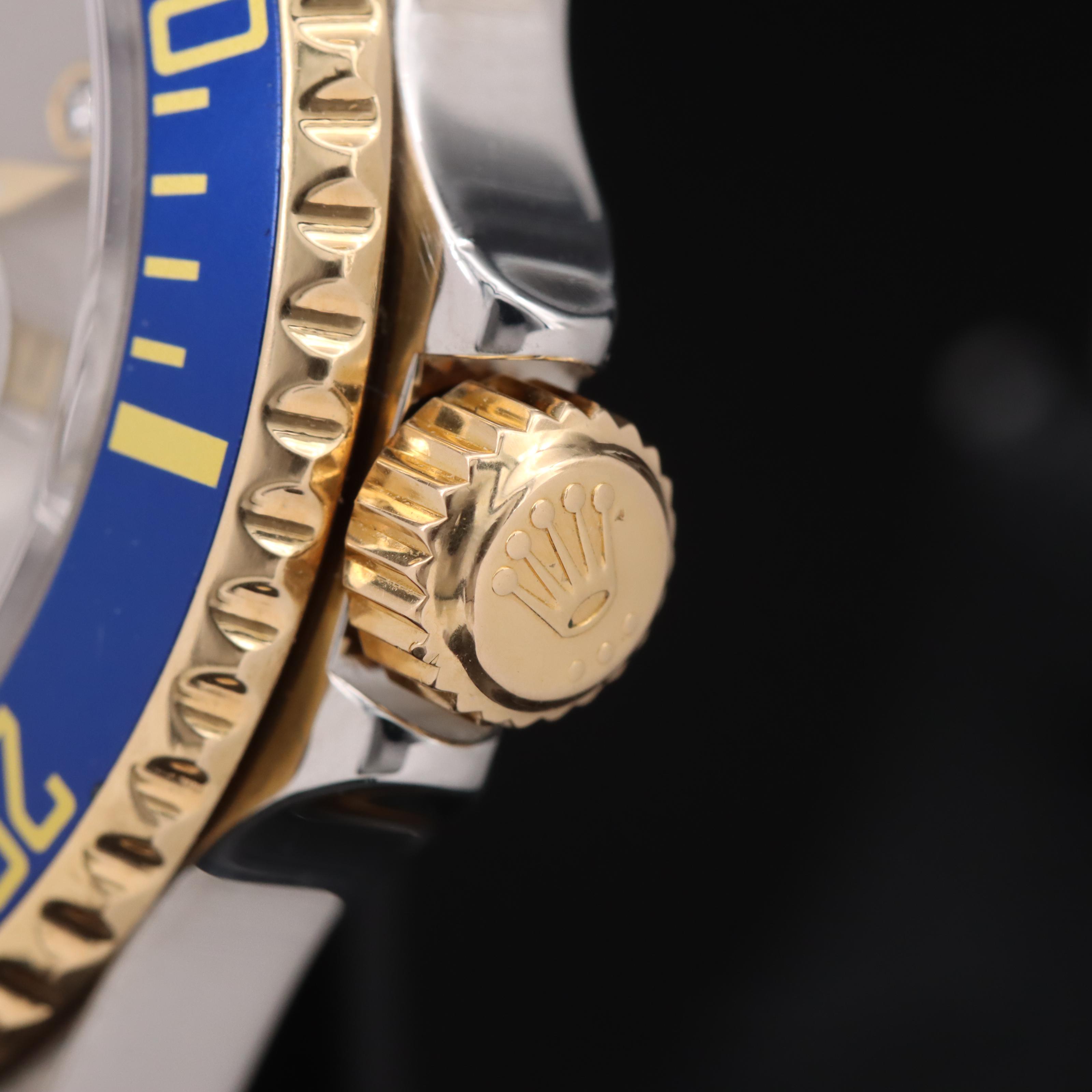 2001 - 2003 Rolex Submariner Date Diamond and Sapphire Serti Dial Watch