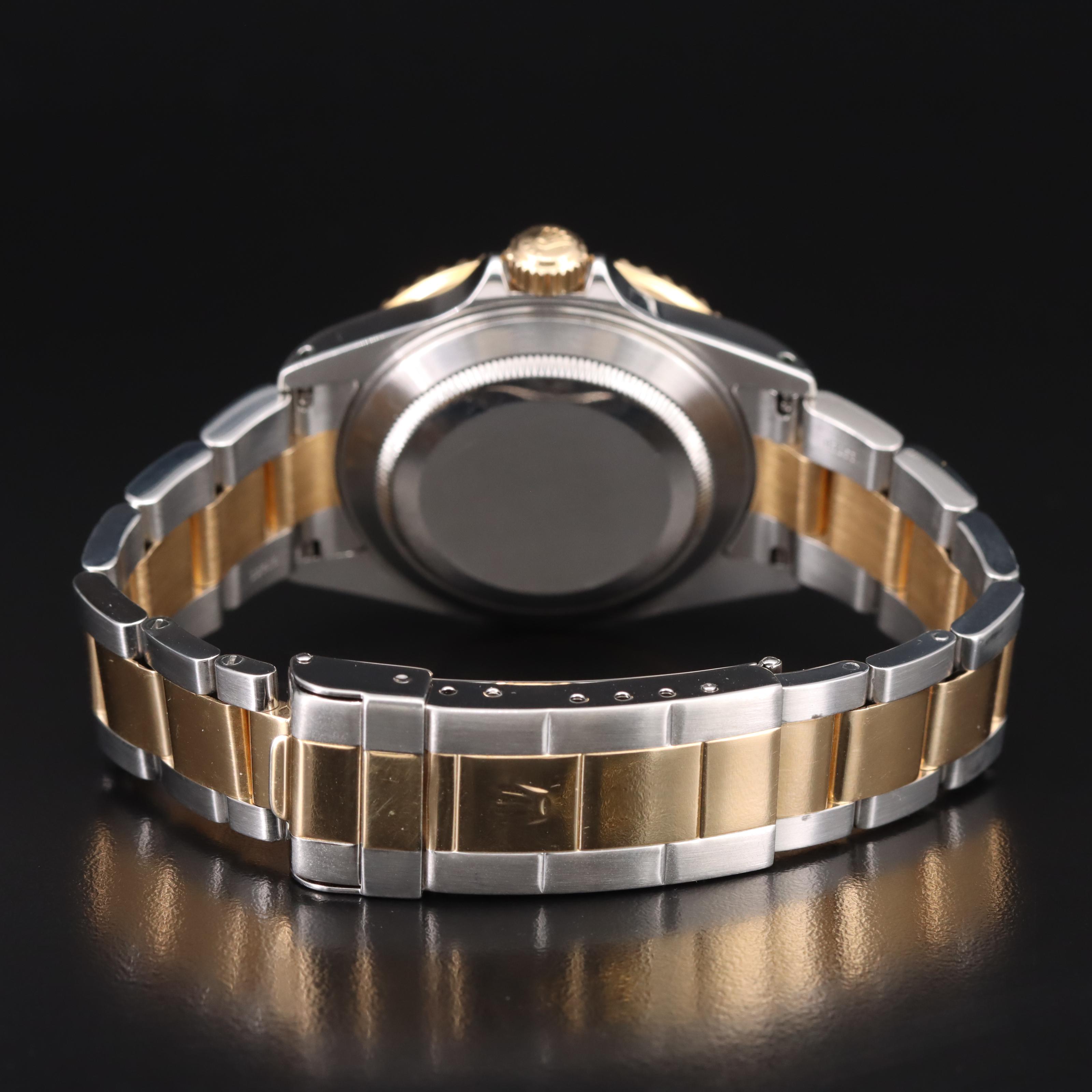 2001 - 2003 Rolex Submariner Date Diamond and Sapphire Serti Dial Watch