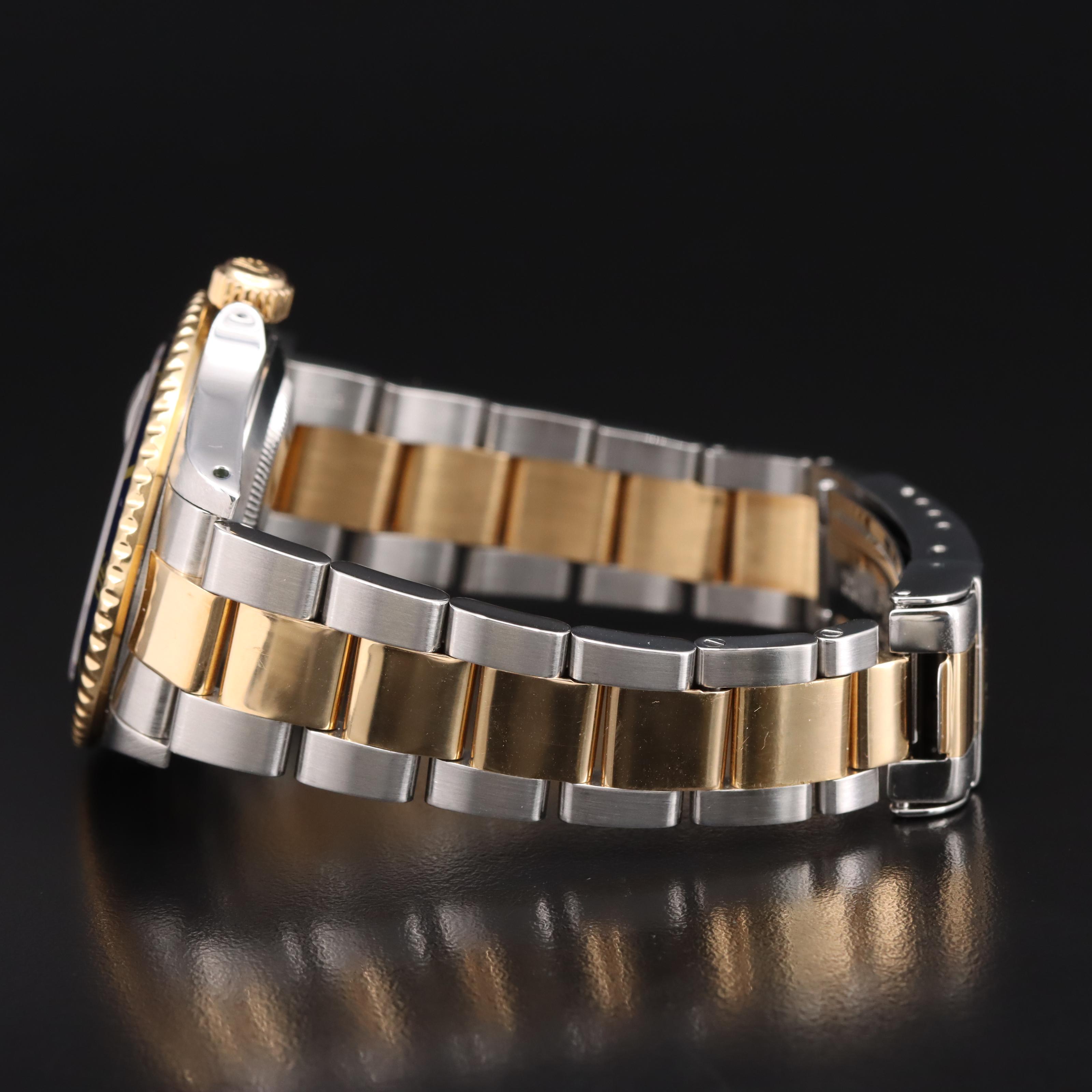 2001 - 2003 Rolex Submariner Date Diamond and Sapphire Serti Dial Watch