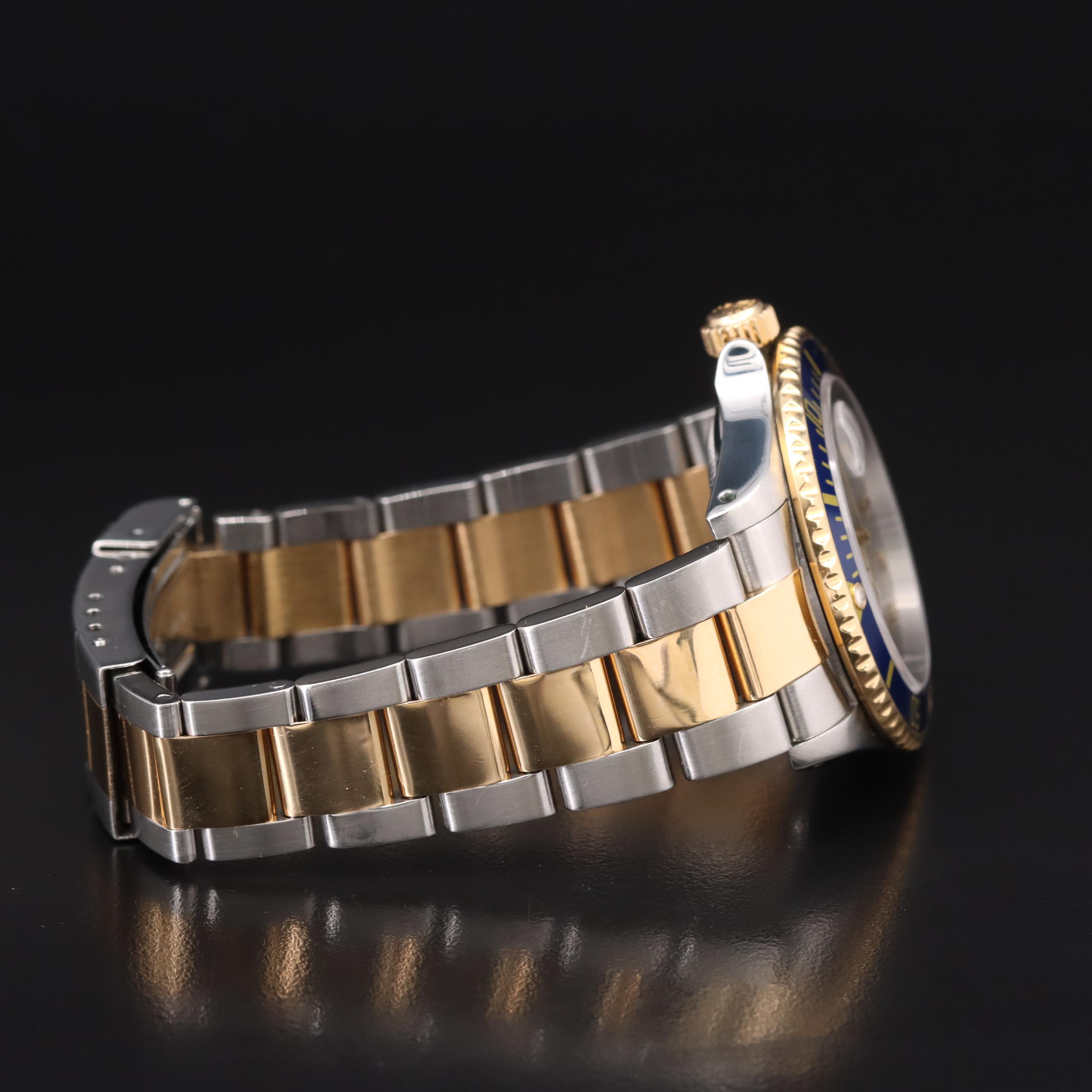 2001 - 2003 Rolex Submariner Date Diamond and Sapphire Serti Dial Watch