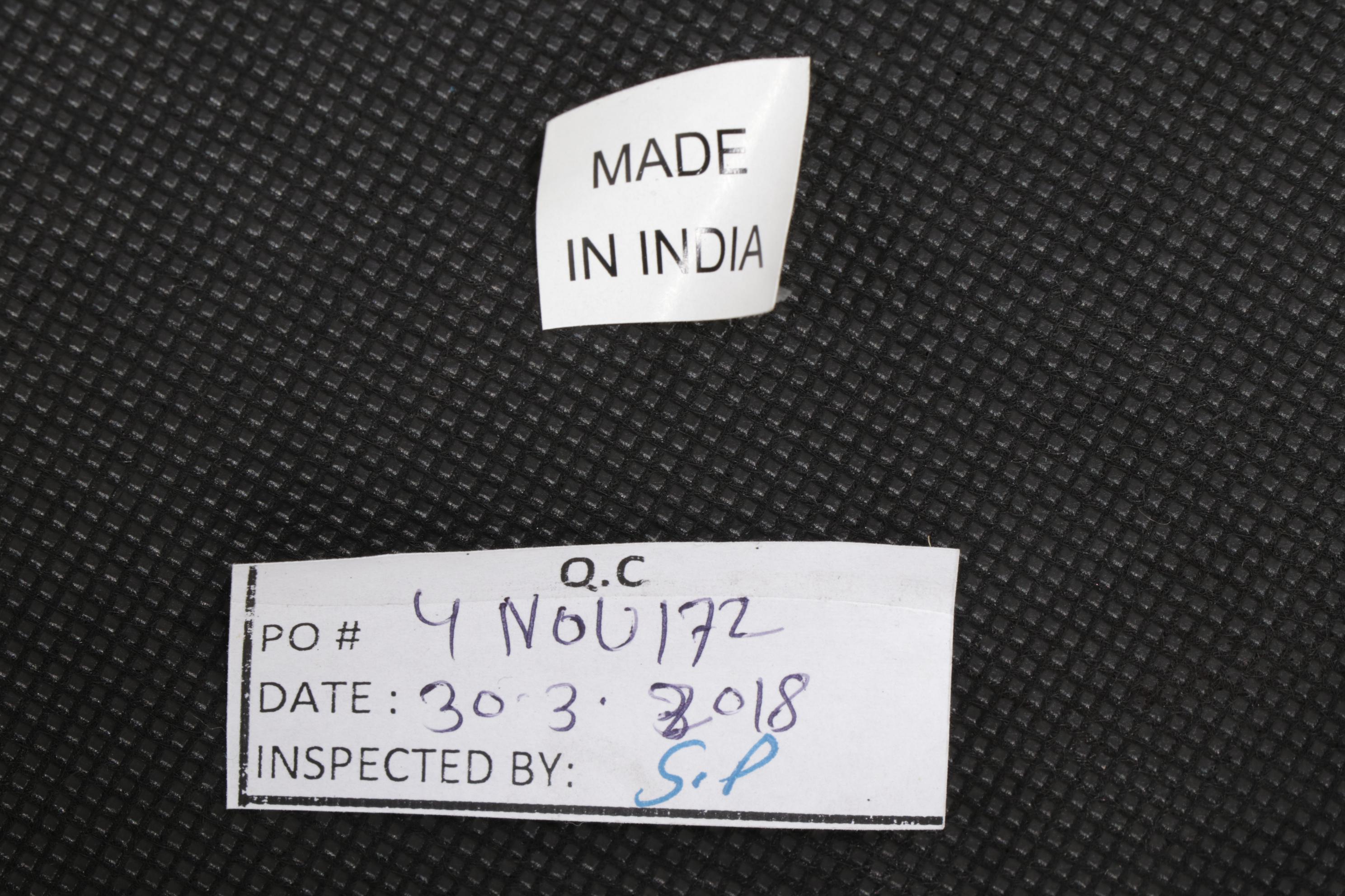 Pair of Contemporary Metal and Leather-Upholstered Side Chairs