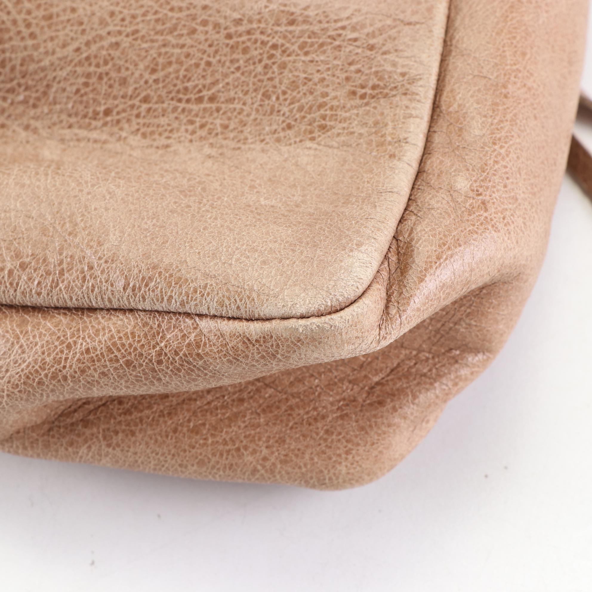 Balenciaga Motorcycle First Handbag in Seigle Chevre Leather