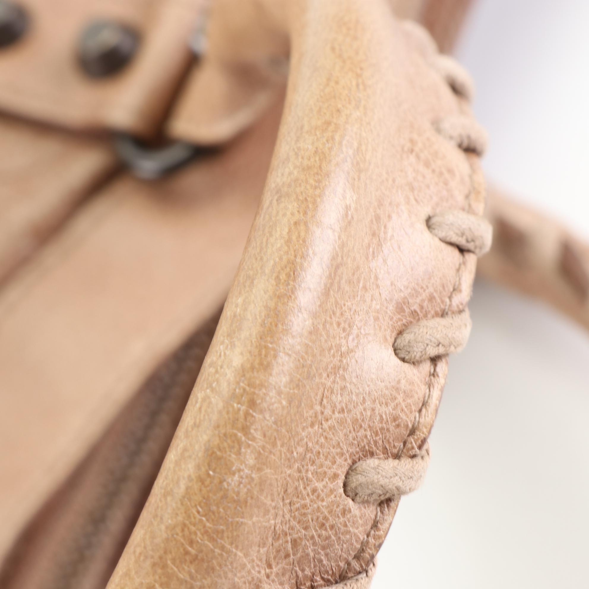 Balenciaga Motorcycle First Handbag in Seigle Chevre Leather