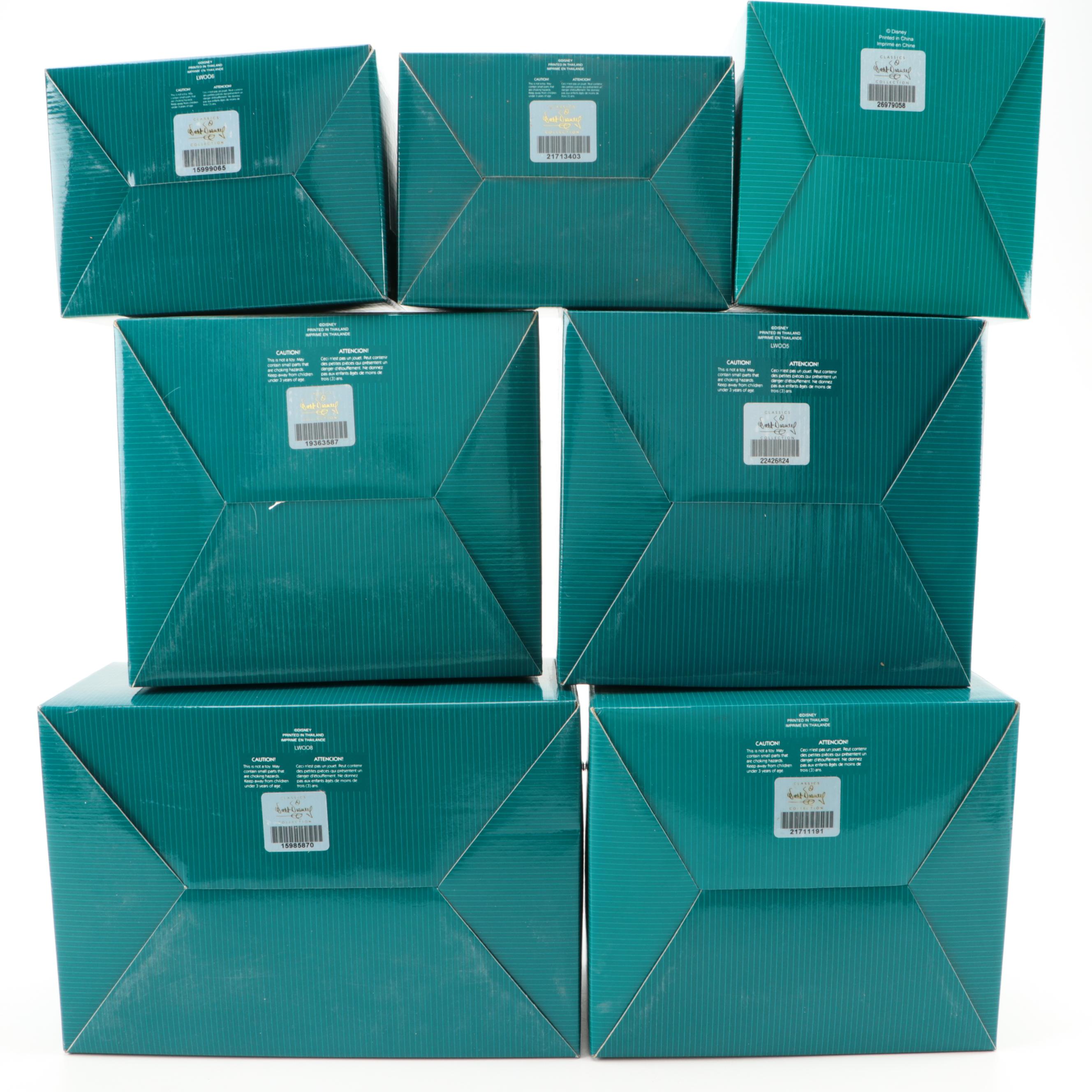 Classics Walt Disney Collection Ceramic Figurines Including "Goofy's Train"