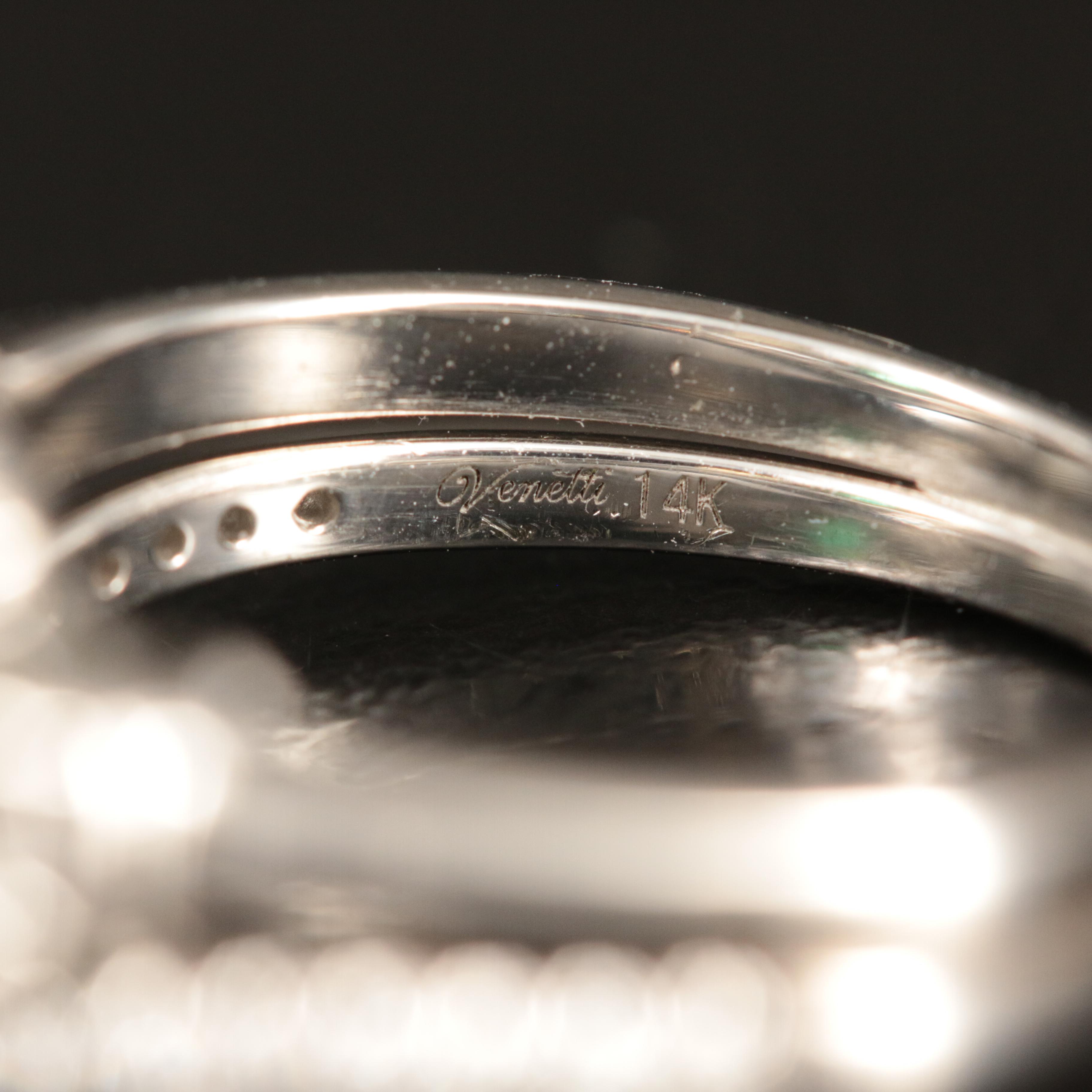 18K and 14K 1.50 CT Emerald and Diamond Ring