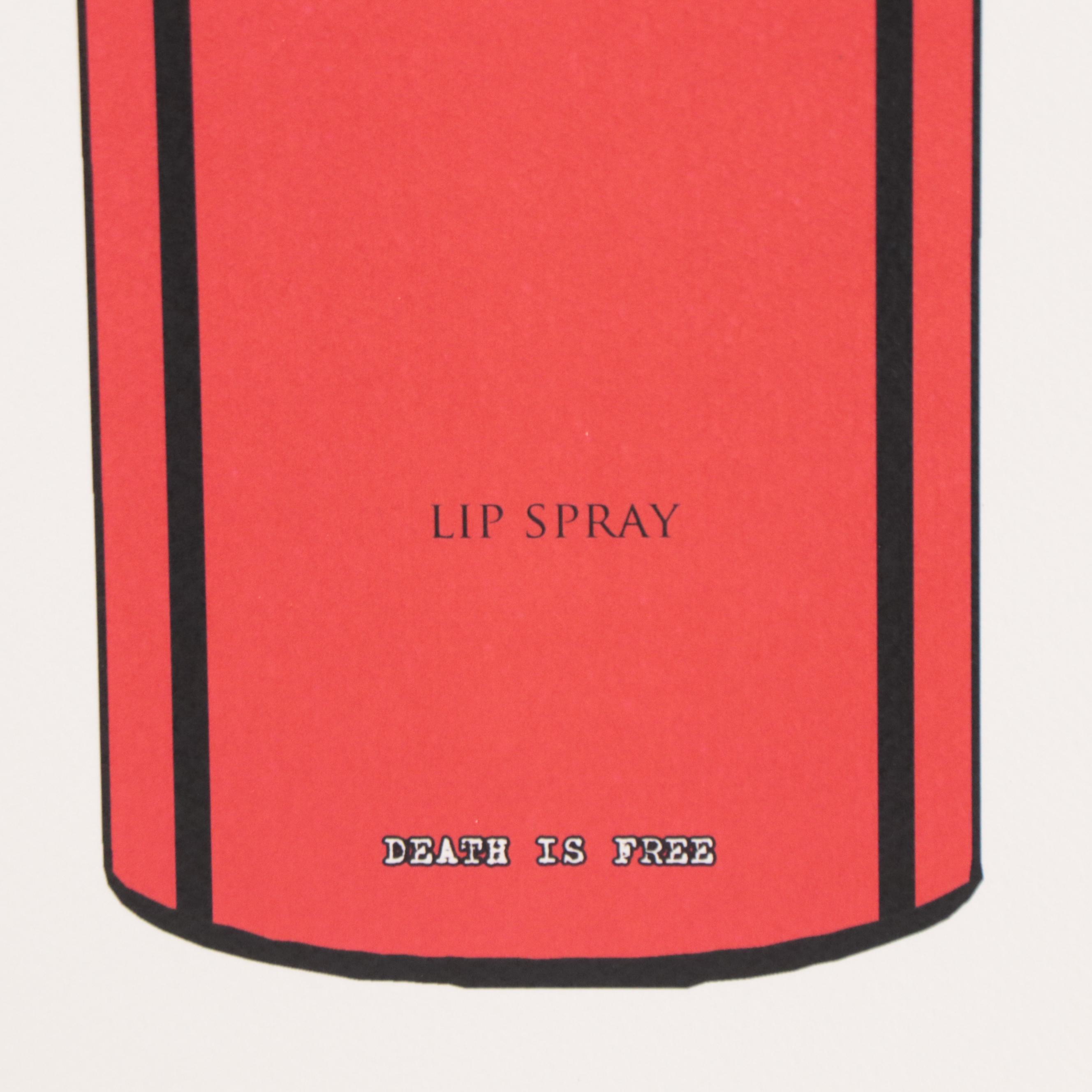 Death NYC Pop Art Graphic Print YSL Spray Paint, 2019