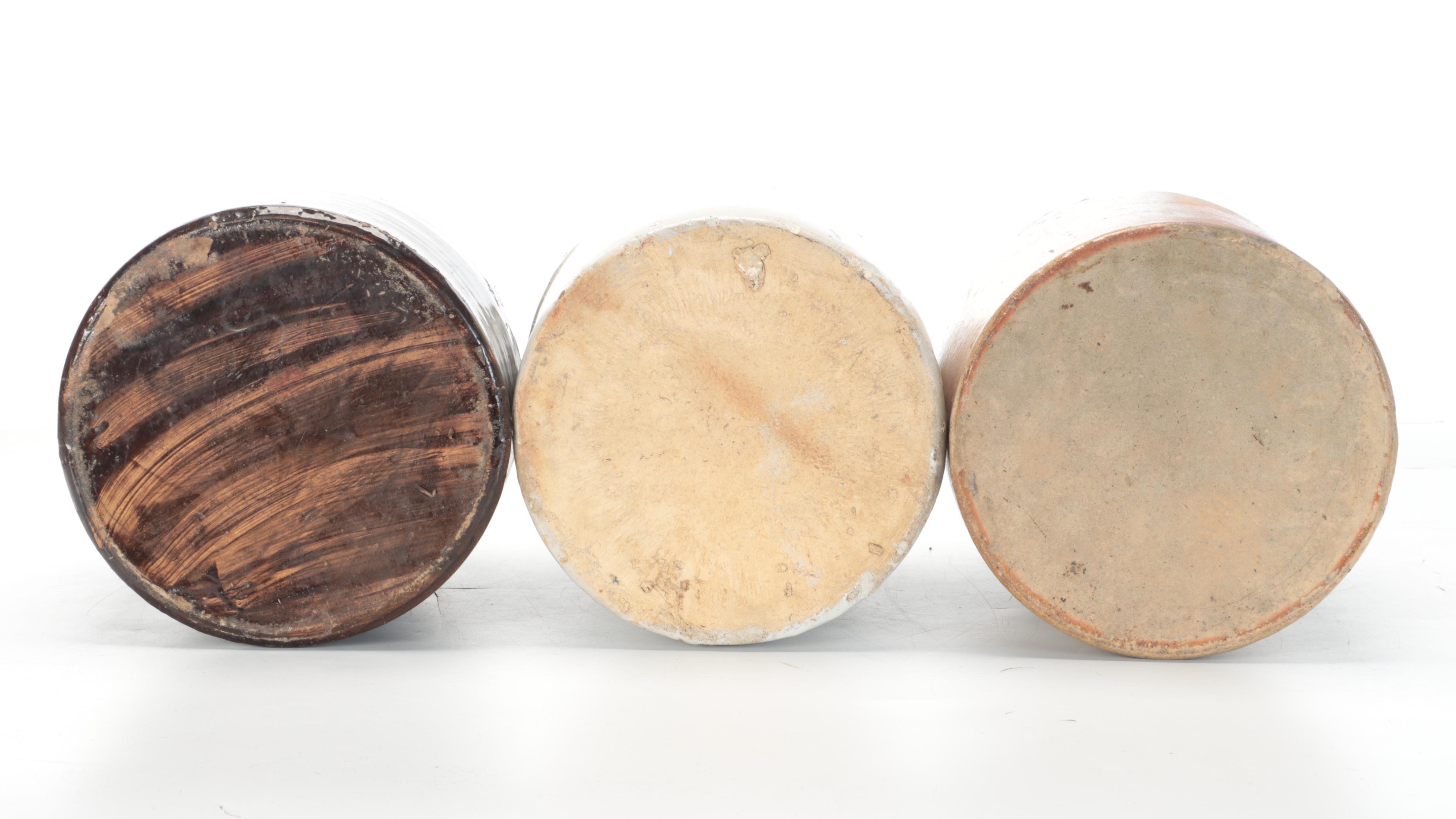 United States Brewing, Buckeye Pottery with Other Stoneware Jugs and Crocks