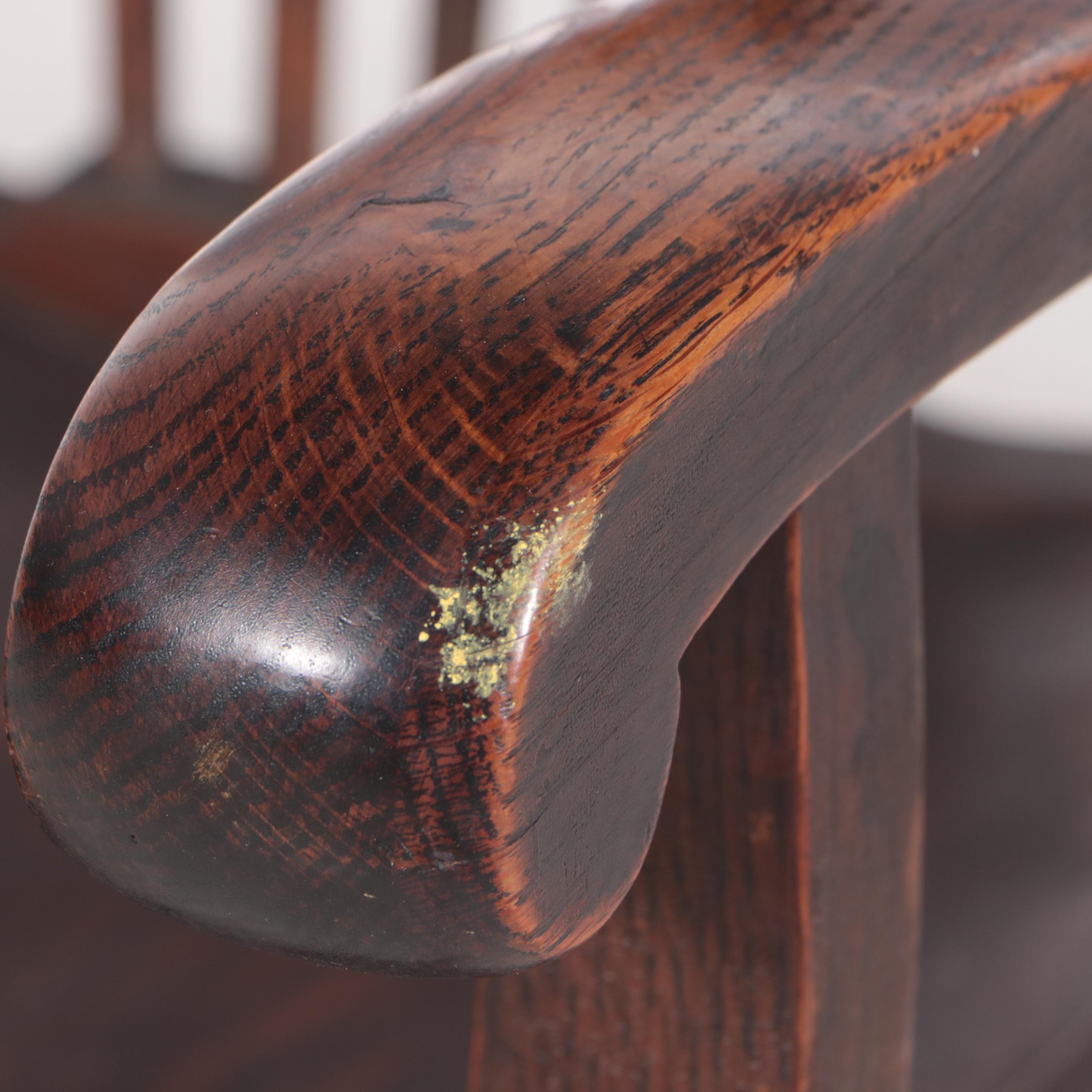 Stomps-Burkhardt Co. Renaissance Revival Oak "Green Man" Armchair, circa 1900