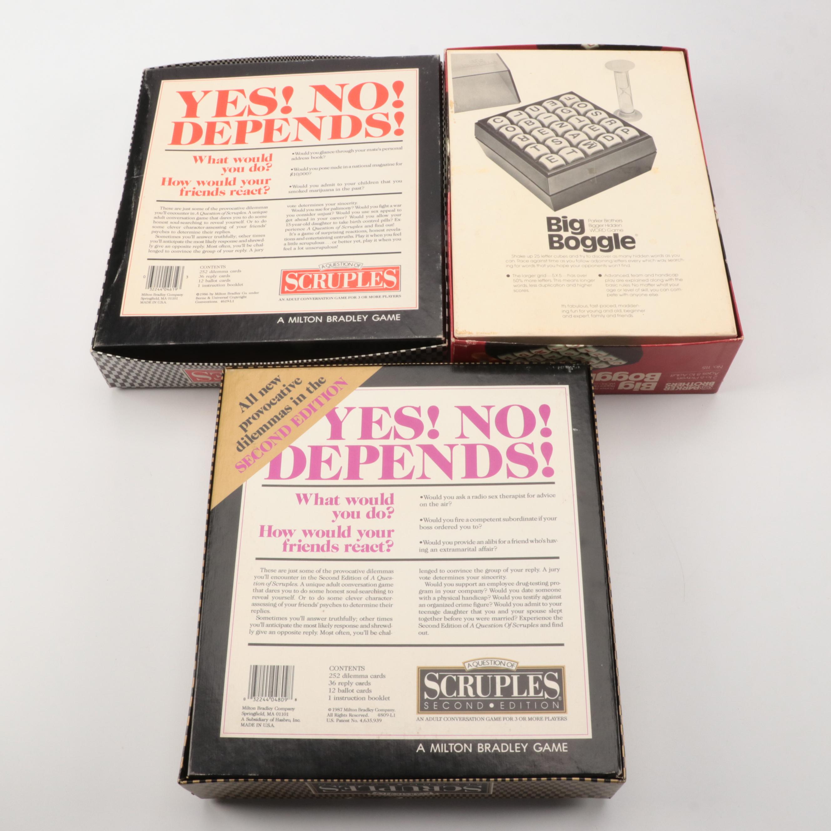 Big Boggle, Password, Yahtzee, and More Board Games, Late 20th Century