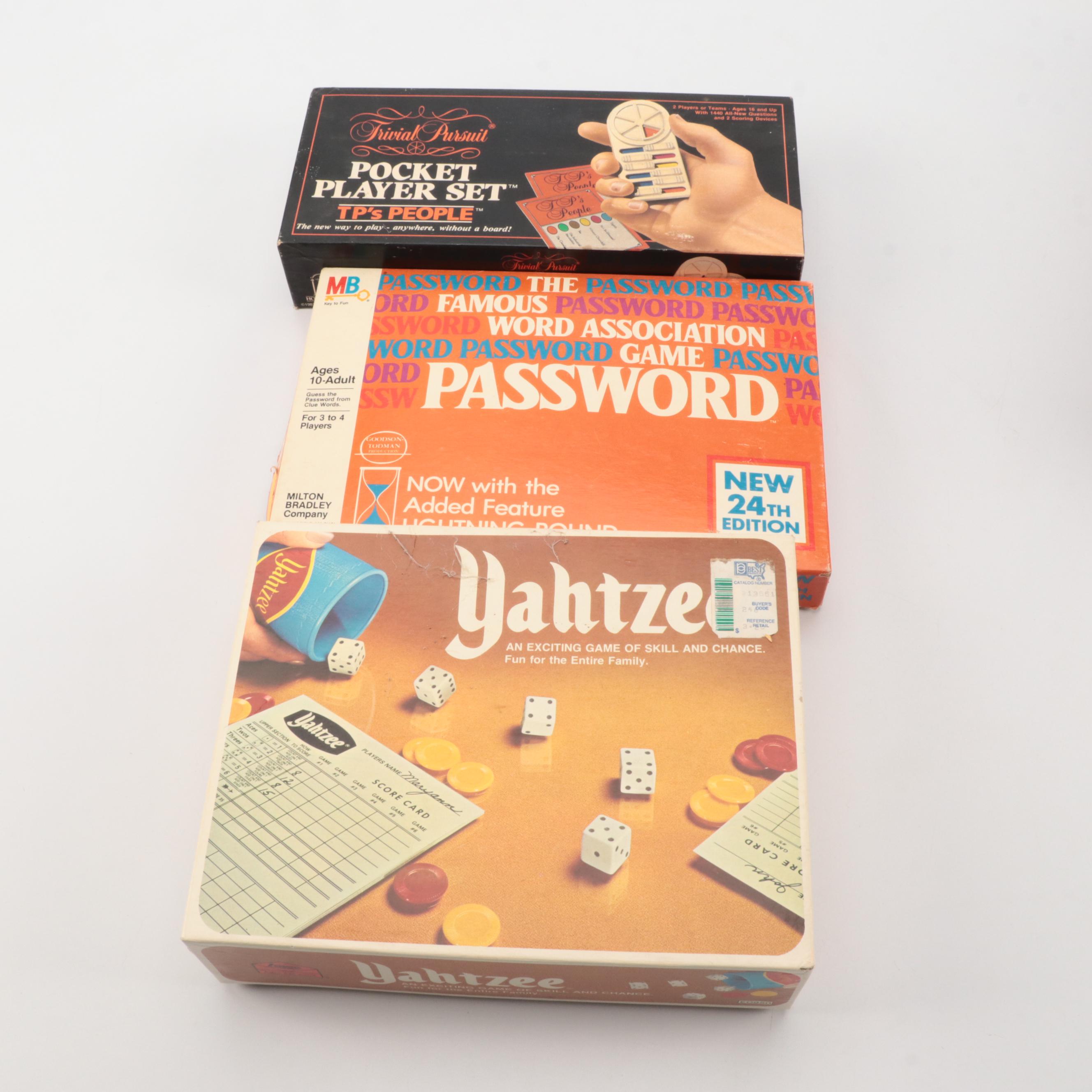 Big Boggle, Password, Yahtzee, and More Board Games, Late 20th Century