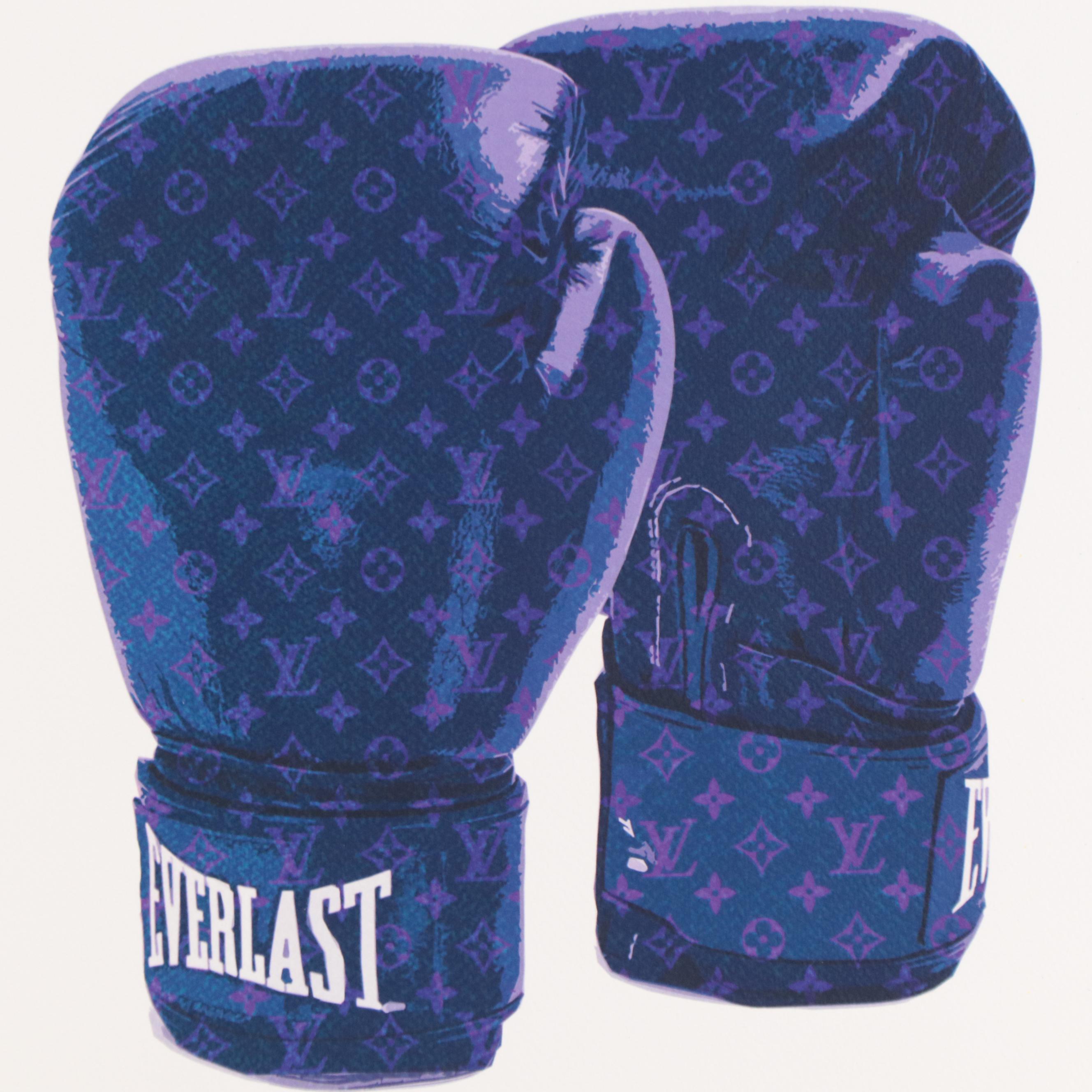 Death NYC Pop Art Graphic Print of Louis Vuitton Boxing Gloves, 2019
