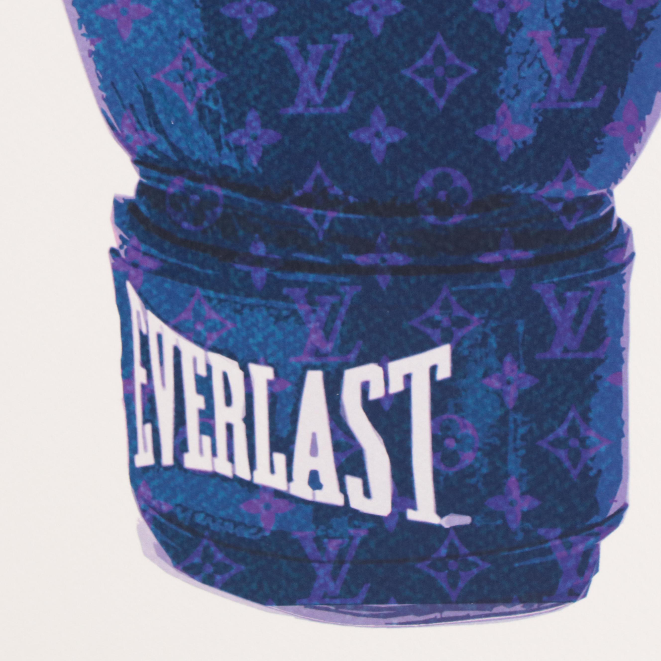 Death NYC Pop Art Graphic Print of Louis Vuitton Boxing Gloves, 2019